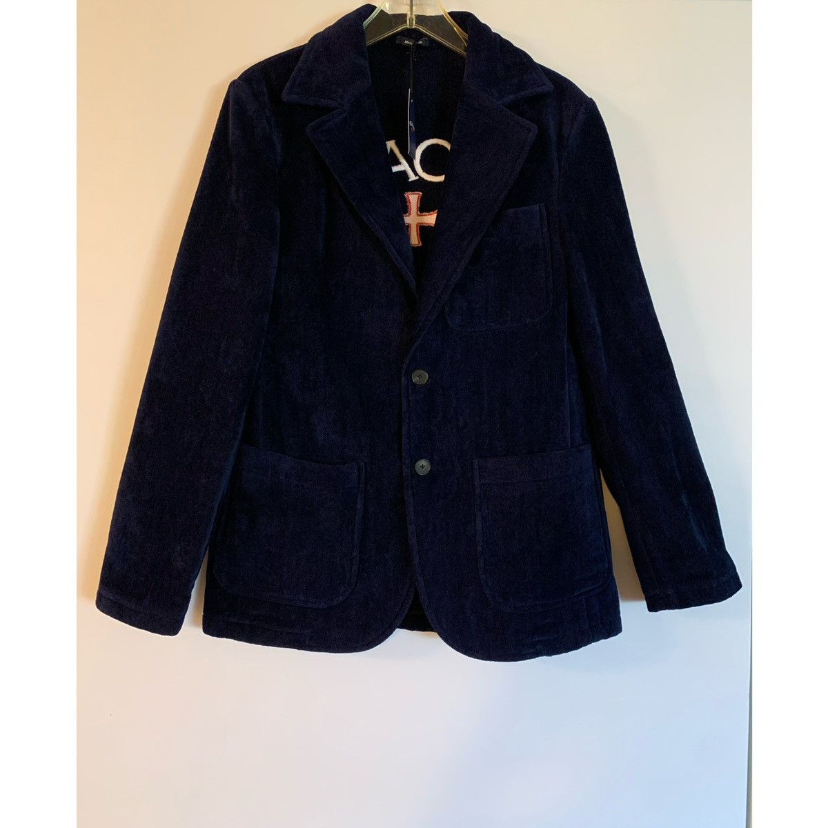 Noah NOAH➕LOGO TERRY BLAZER JACKET Size 38R - 3 Thumbnail