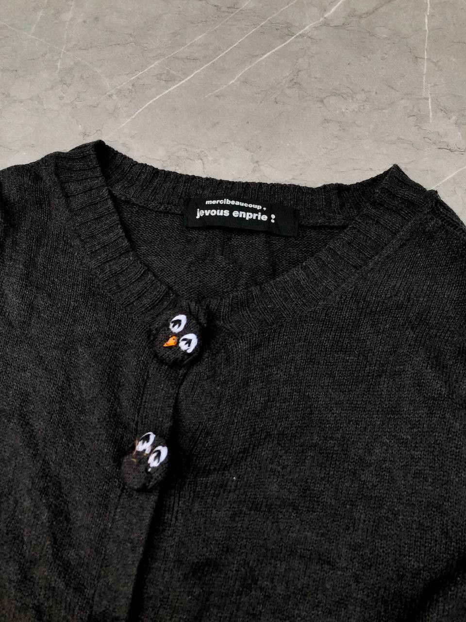 Issey Miyake × Japanese Brand × mercibeaucoup Mercibeaucoup Knit Cardi Button Up Size US S / EU 44-46 / 1 - 3 Thumbnail
