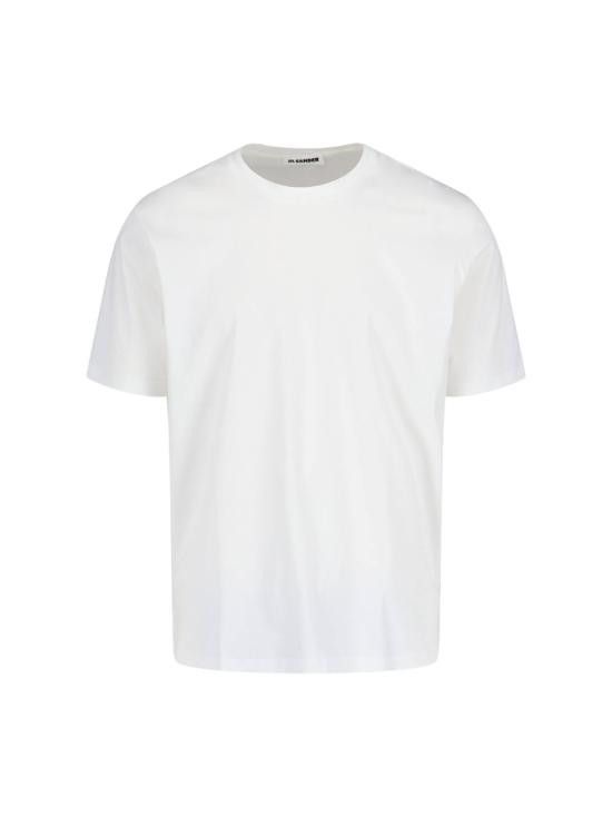 Jil Sander JIL SANDER Men T-Shirts J21GC0016 J45051 100 White Size US M / EU 48-50 / 2 - 1 Thumbnail