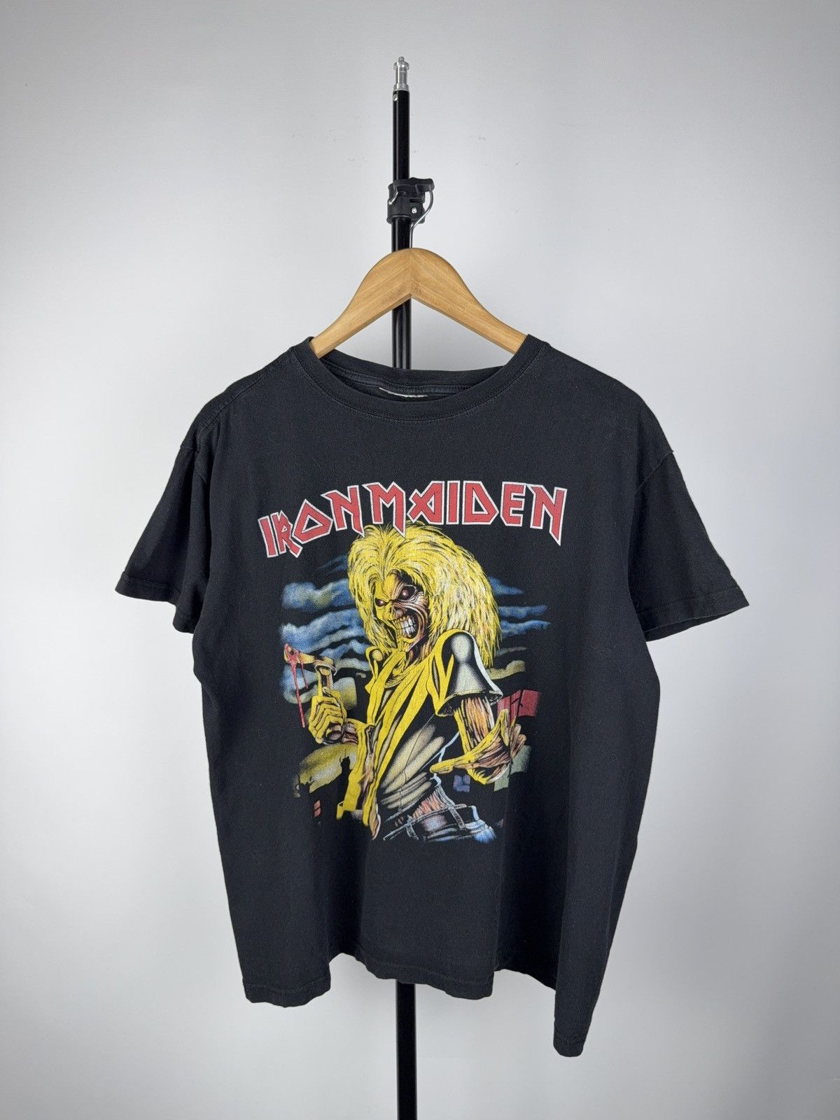 Band Tees × Iron Maiden × Vintage Vintage 00s Iron Maiden Rock Band Tee Shirt Size US M / EU 48-50 / 2 - 1 Thumbnail