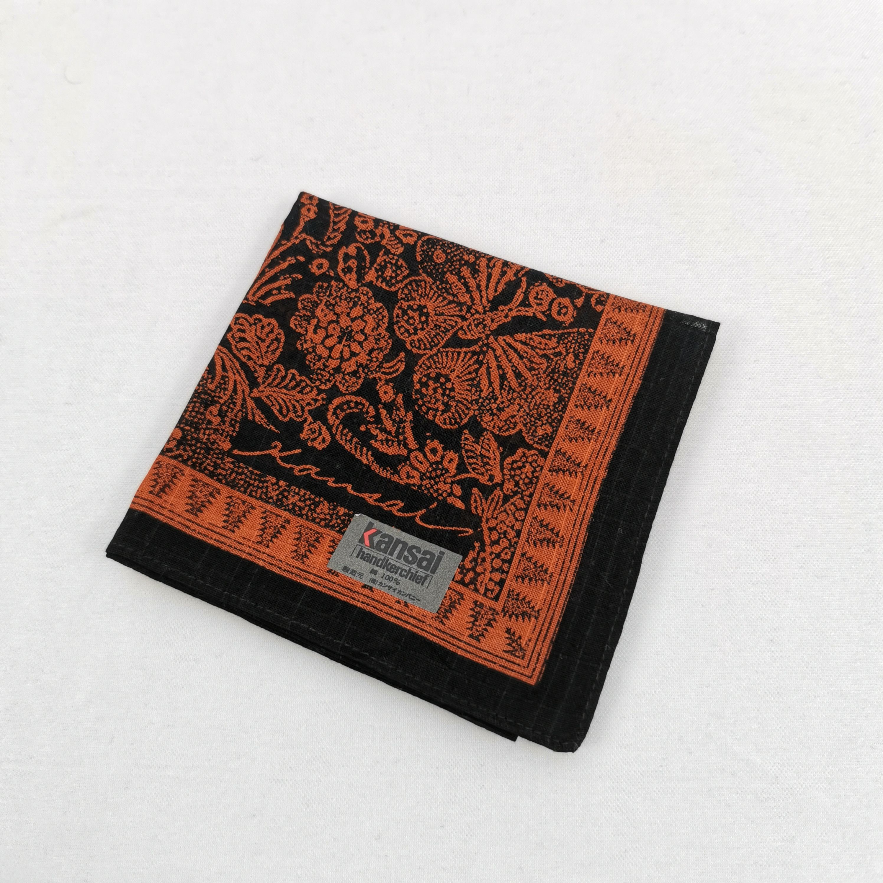 Kansai Yamamoto NWT Vintage Kansai Handkerchief Neckerchief Japanese Bandana Size ONE SIZE - 4 Thumbnail