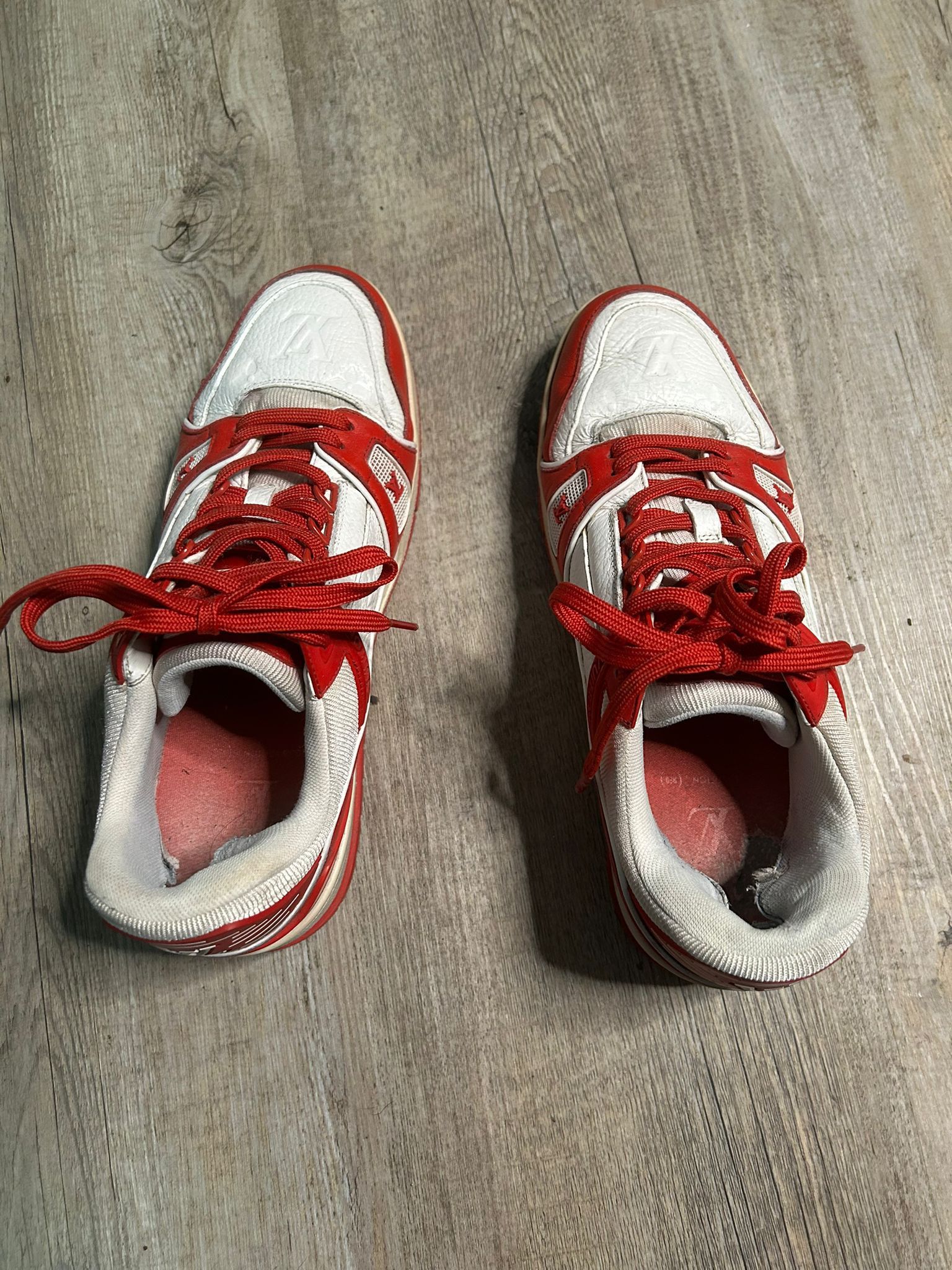 Louis Vuitton Louis Vuitton Product Red Monogram Trainer Sneaker Size US 7 / EU 40 - 5 Thumbnail
