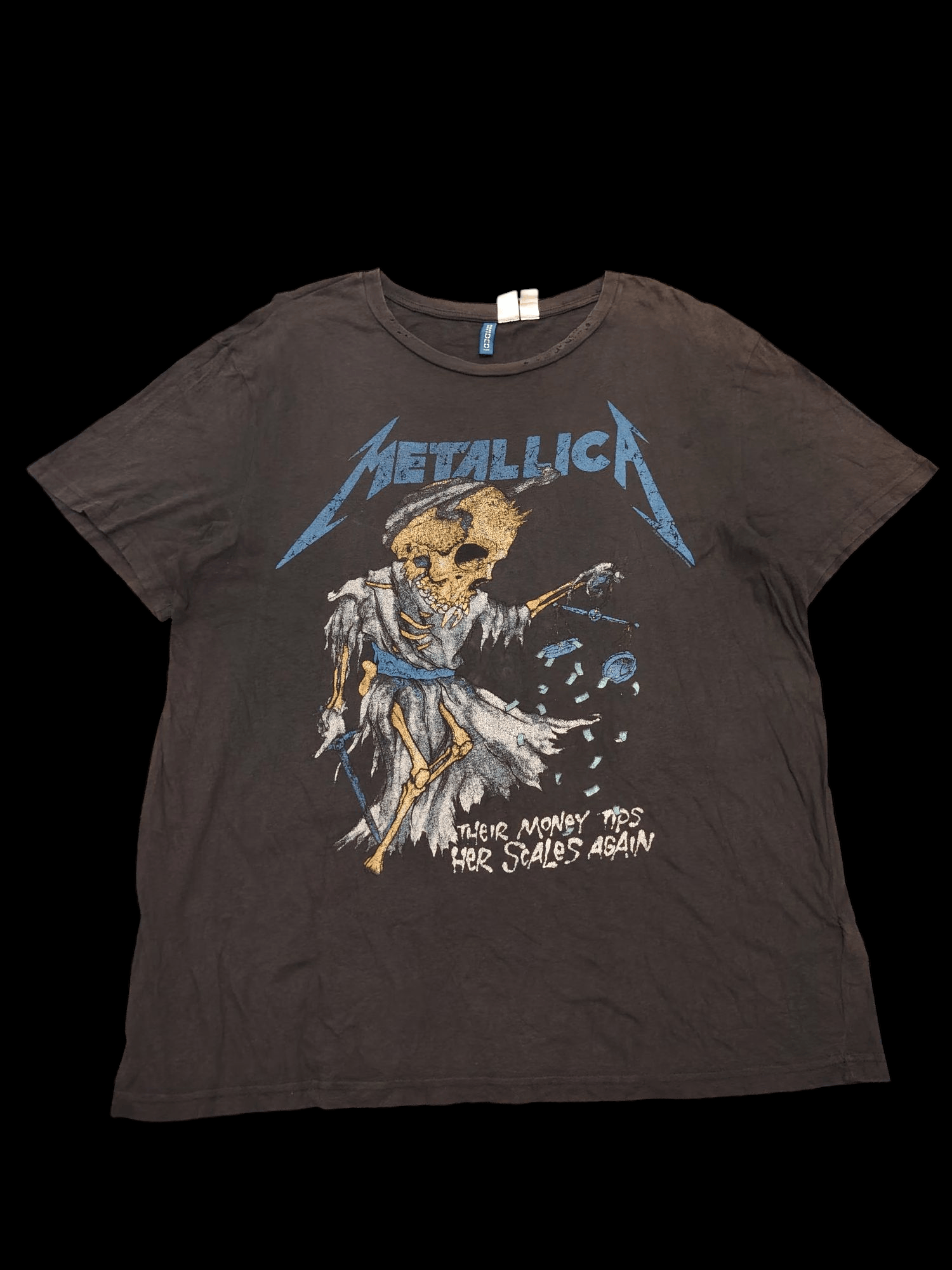 Divided × H&M × Metallica Distressed Thrashed Metallica Pushead Tee Size US L / EU 52-54 / 3 - 1 Thumbnail