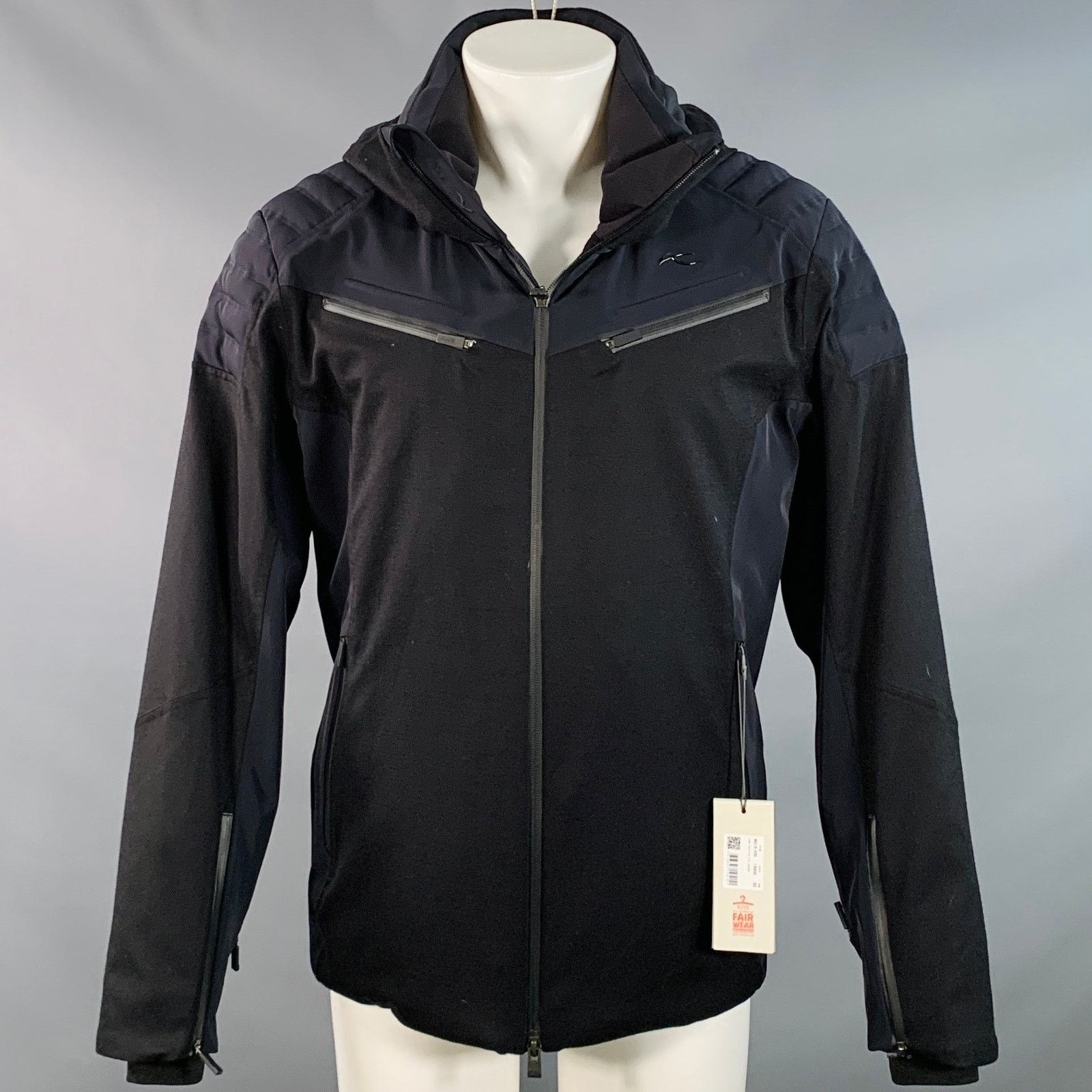 KJUS KJUS Formula SE Black Polyamide Blend Hooded Ski Jacket Size US M / EU 48-50 / 2 - 1 Thumbnail