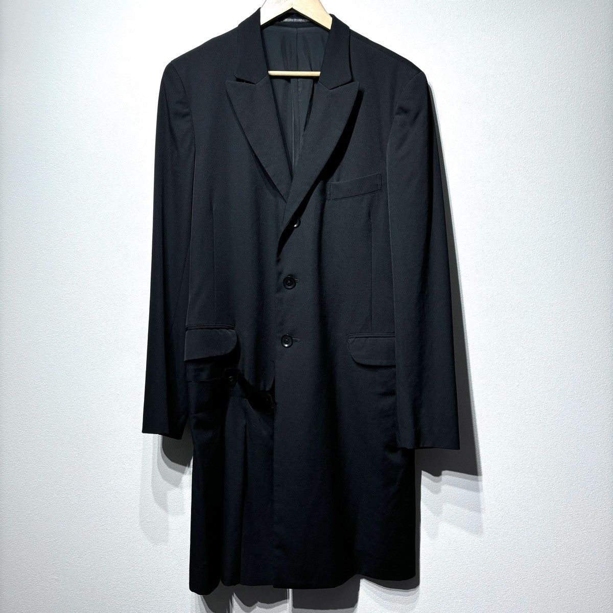 Yohji Yamamoto 90s Wool Gabardine Coat