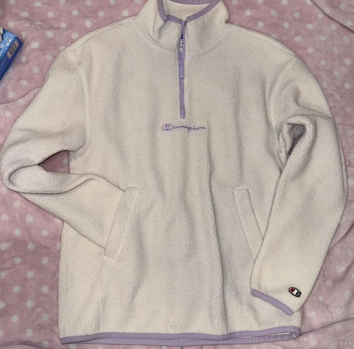 Champion half zip sherpa sweater Size XS / US 0-2 / IT 36-38 - 1 Thumbnail