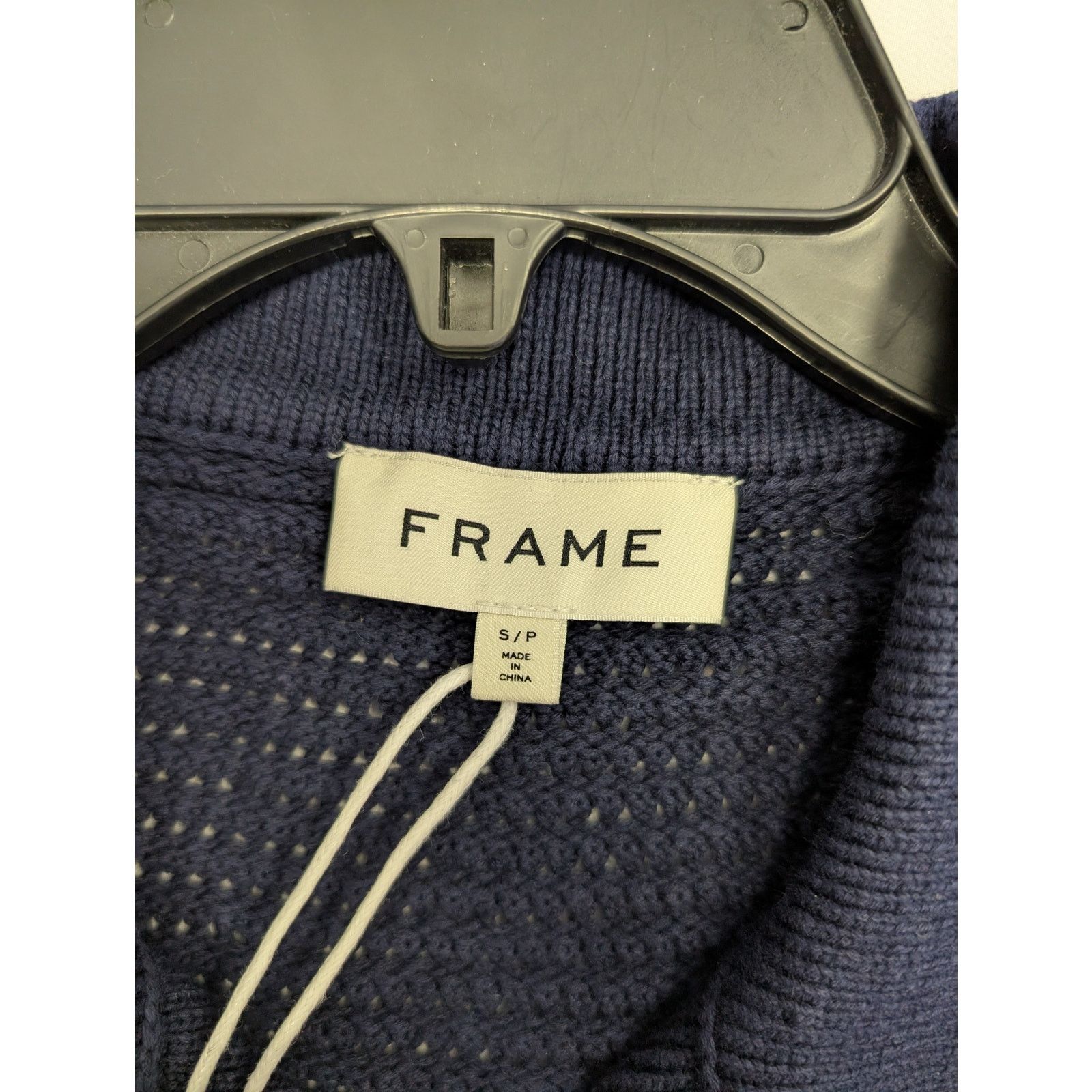Frame o1rshd1 CC20 Short Sleeve Sweater Polo Shirt in Navy Size US S / EU 44-46 / 1 - 12 Thumbnail
