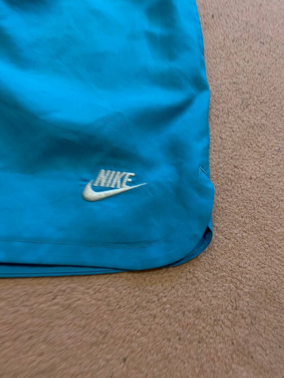 Nike Y2K shorts Nike logo blue Vintage Size US 34 / EU 50 - 6 Thumbnail