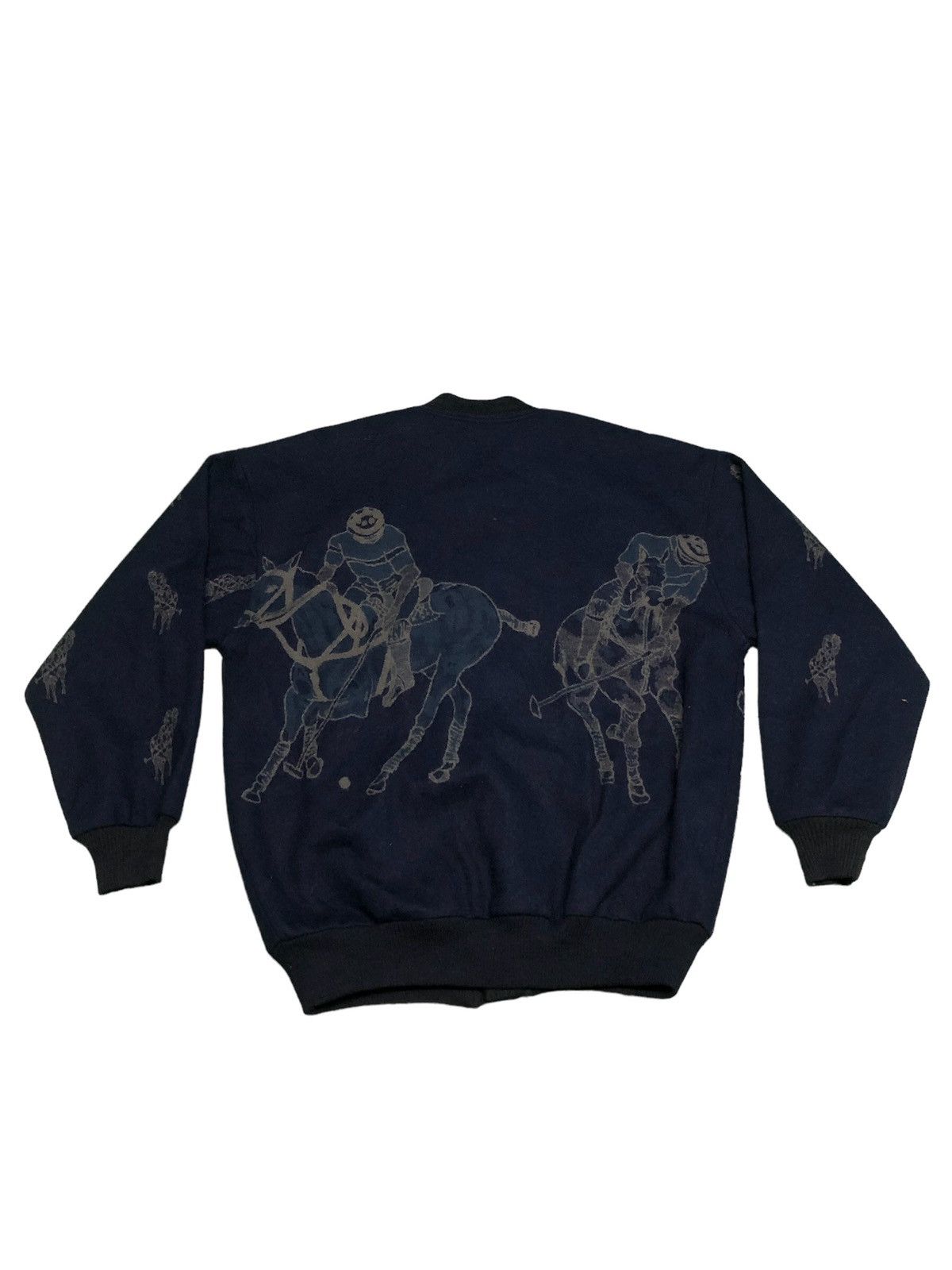 Vintage BIG PONY REDOX WOOL CARDIGAN Size US L / EU 52-54 / 3 - 2 Thumbnail