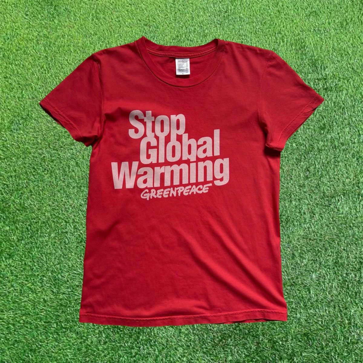 Other Vintage Y2K Greenpeace Hot Seat Project T-Shirt Size L / US 10 / IT 46 - 1 Thumbnail
