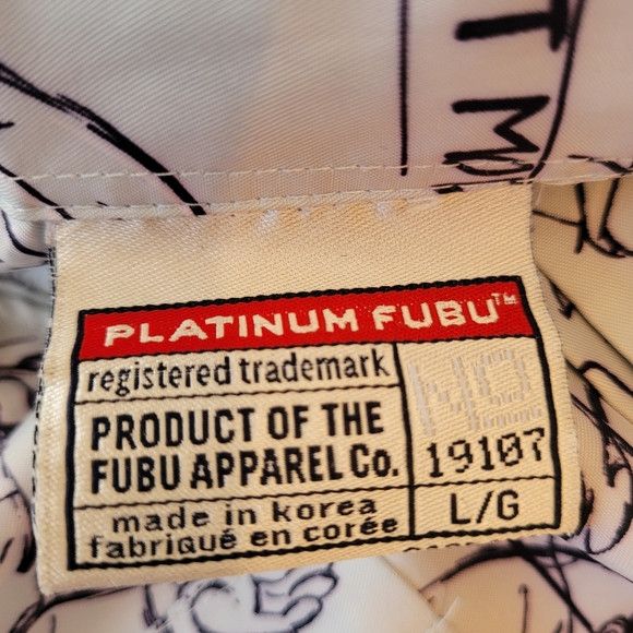 Fubu Platinum Fubu Y2k Retro Fat Albert Blue Button Up Shirt - L Size US L / EU 52-54 / 3 - 2 Thumbnail