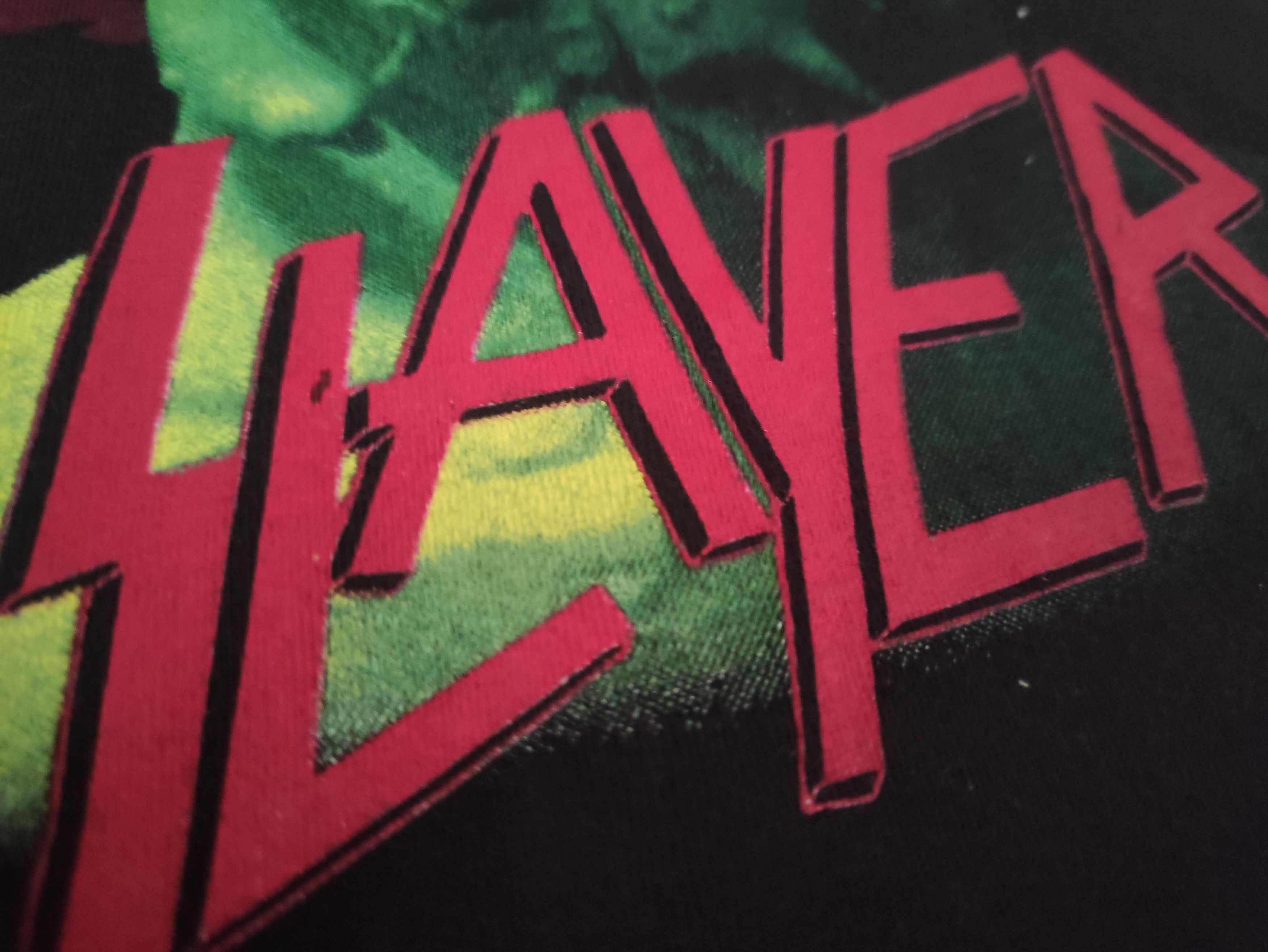 Band Tees Slayer T Shirt Vintage 1990 Grail Size US XL / EU 56 / 4 - 8 Thumbnail