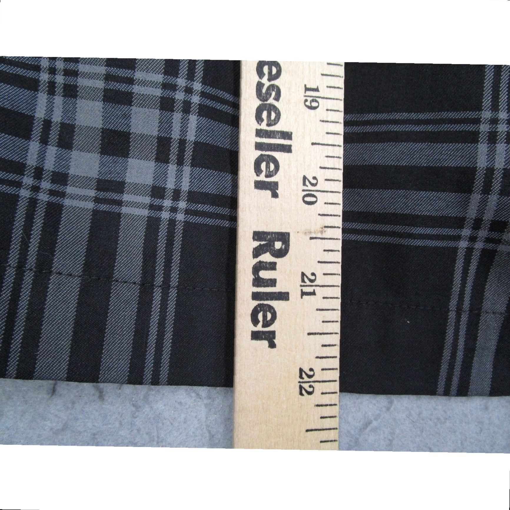 TravisMathew TravisMathew Mens Plaid Golf Shorts Black Grey Size 34 Polyester Rayon Blend Size US 34 / EU 50 - 6 Thumbnail