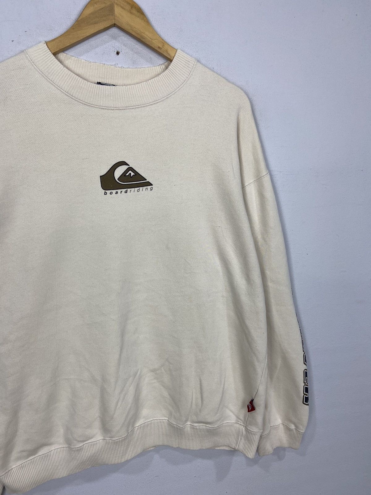 Quiksilver × Vintage Vintage 90s Quiksilver Pullover Sweatshirt Size US L / EU 52-54 / 3 - 3 Thumbnail