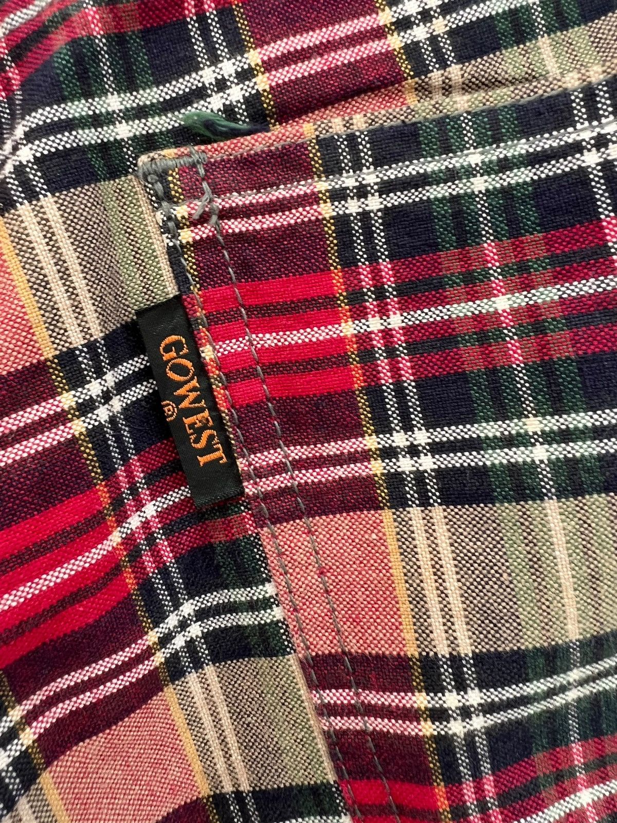 Vintage GOWEST Japan Tartan Plaid Check Trouser Pant Size US 30 / EU 46 - 17 Thumbnail