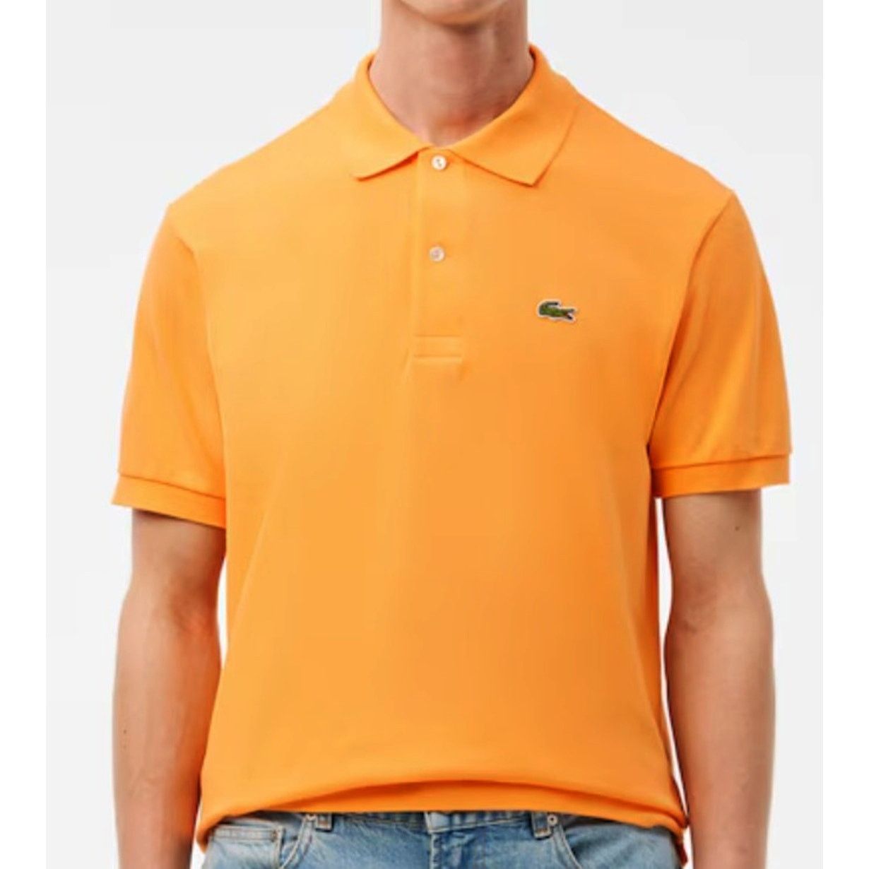 Lacoste Lacoste Mens Legacy Short L.12.12 Pique Polo Shirt Orange S Size US S / EU 44-46 / 1 - 1 Thumbnail