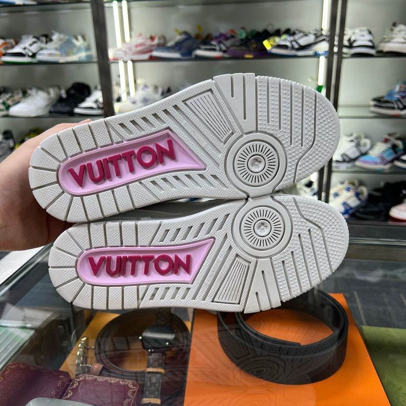 Louis Vuitton Takashi Murakami x Louis Vuitton Trainer Sneakers - Size US 5.5 / EU 38 - 4 Thumbnail