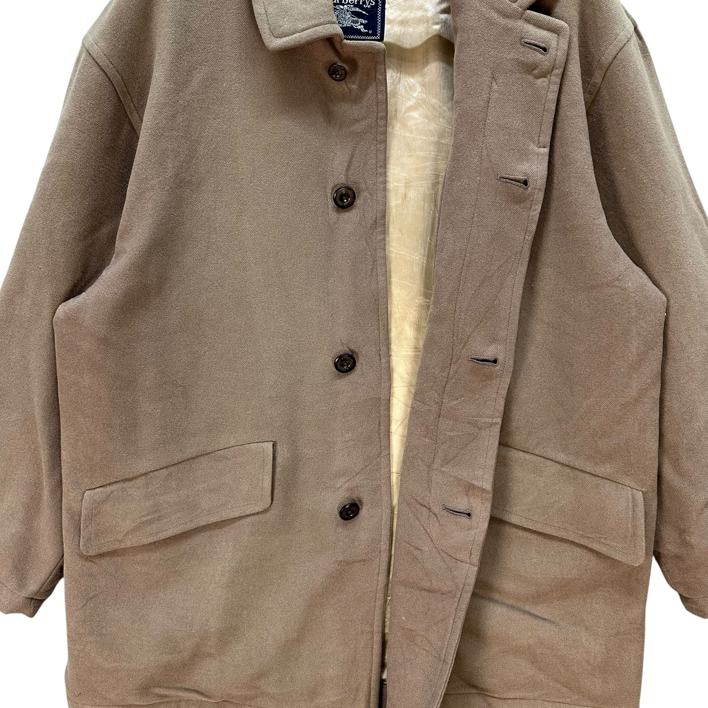 Burberry Vintage 90's BURBERRYS Wool Coat Jacket #A78-1896 Size US M / EU 48-50 / 2 - 7 Thumbnail
