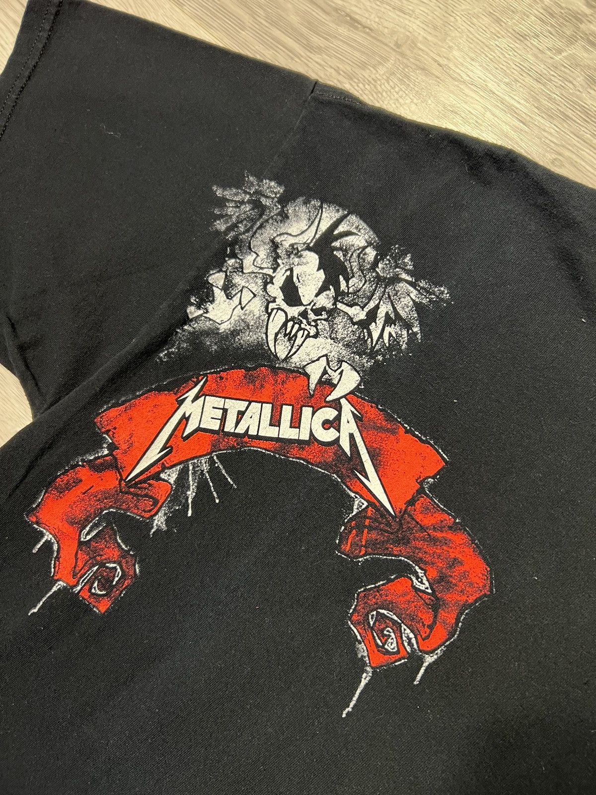Vintage Vintage Metallica Rock T-Shirt Big Logo Band Tee Size XL Size US XL / EU 56 / 4 - 4 Thumbnail