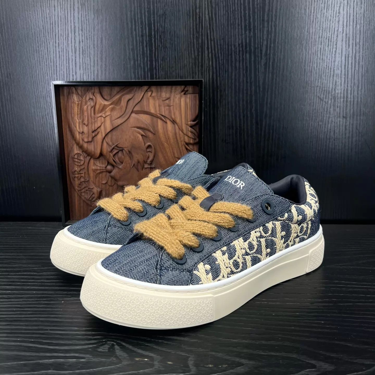 Dior Dior B33 Blue Denim 40.5 Like New Size US 7.5 / EU 40-41 - 1 Thumbnail