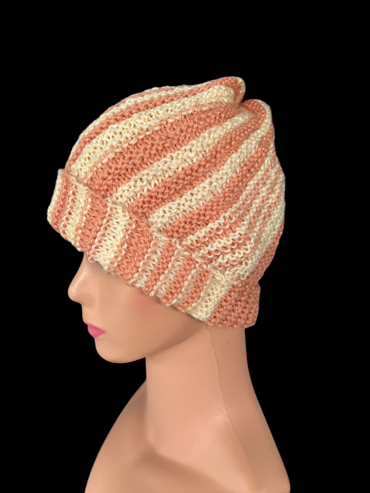 Japanese Brand × Kapital × Vintage Crochet Knitted Handmade Beanie Hats Size ONE SIZE - 4 Thumbnail