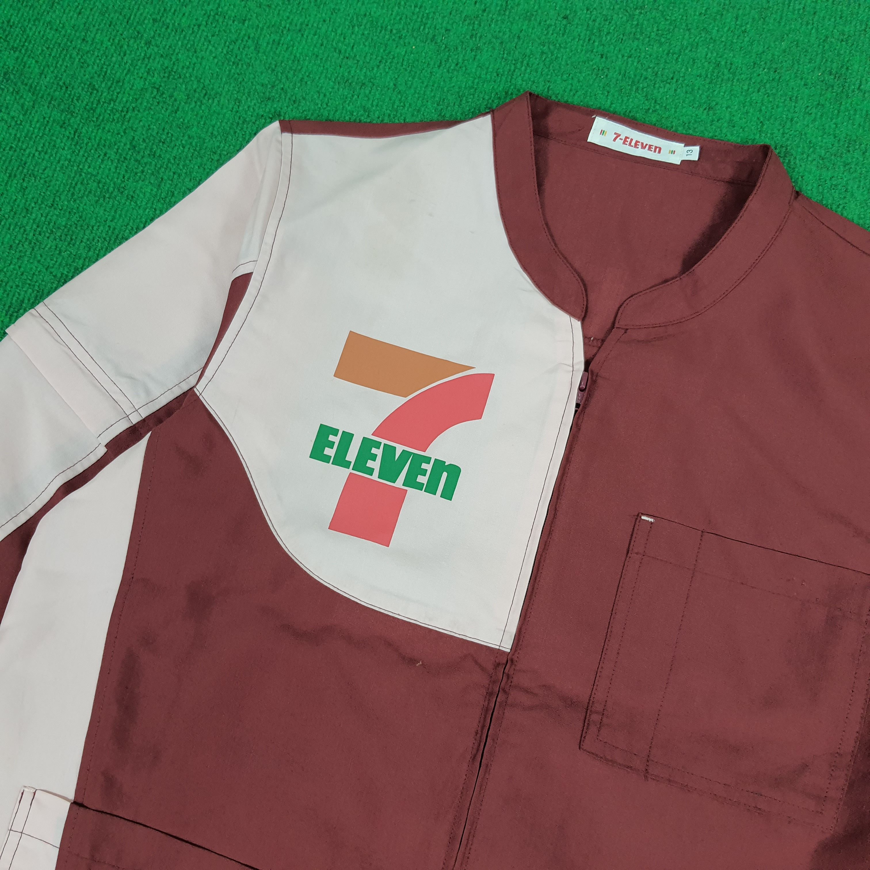 Japanese Brand Vintage 7 Eleven Japan Staff Uniform Size US M / EU 48-50 / 2 - 2 Thumbnail