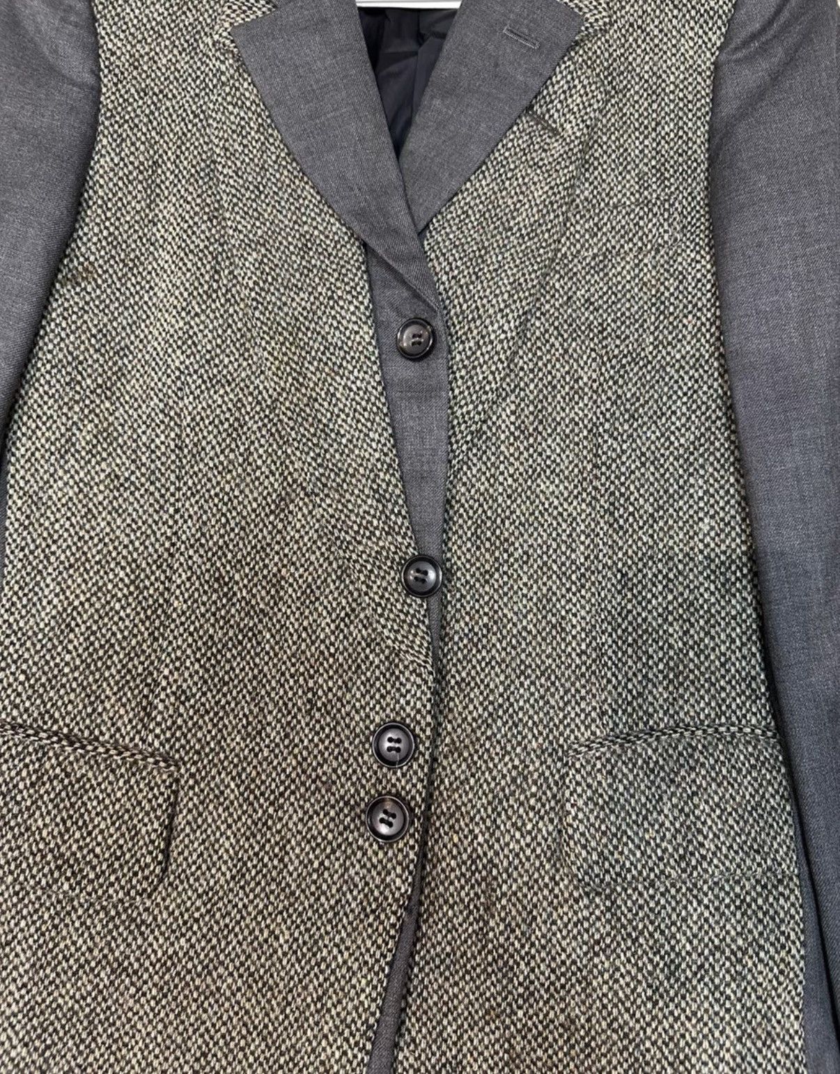 Comme des Garcons Comme des Garçons Grey Paneled Blazer K23 Size US XS / EU 42 / 0 - 6 Thumbnail