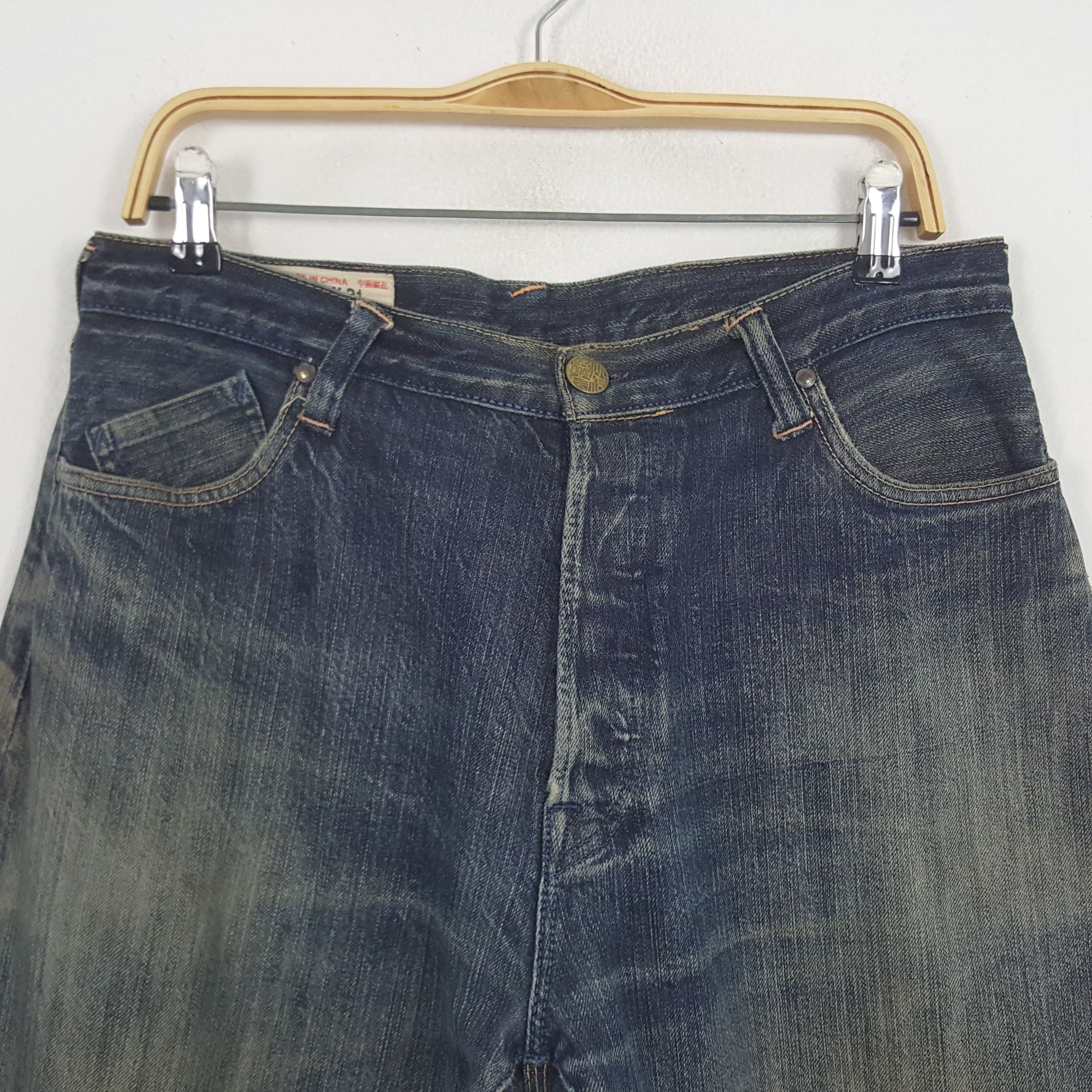 Japanese Brand × Vintage Vintage Evisu Yamane Selvedge Japanese Daicock Custom Jeans Size US 32 / EU 48 - 5 Thumbnail