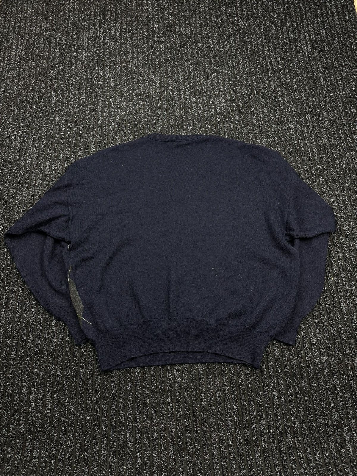 Lacoste Vintage Lacoste wool argyle v neck sweater Size US XXL / EU 58 / 5 - 2 Thumbnail