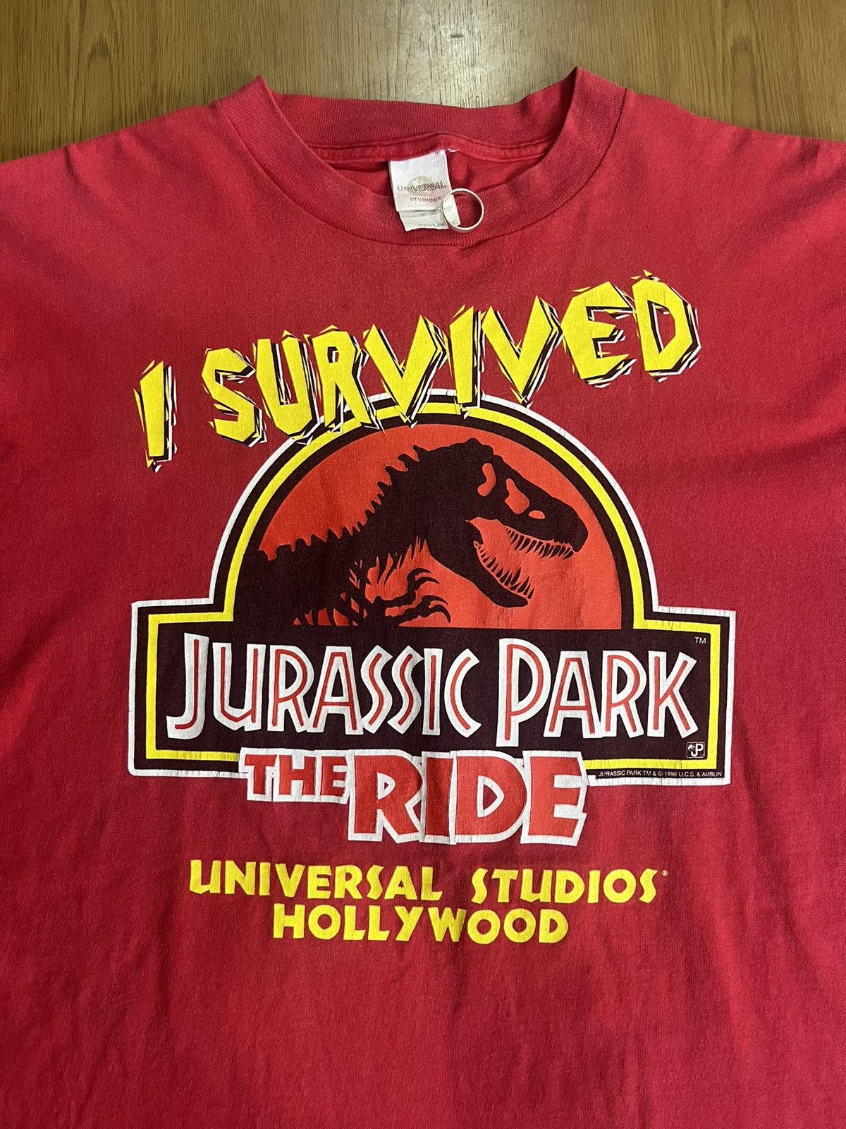 Universal Studios Vintage JURASSIC PARK i Survived 1996’s Universal Tshirt Size US XXL / EU 58 / 5 - 5 Thumbnail
