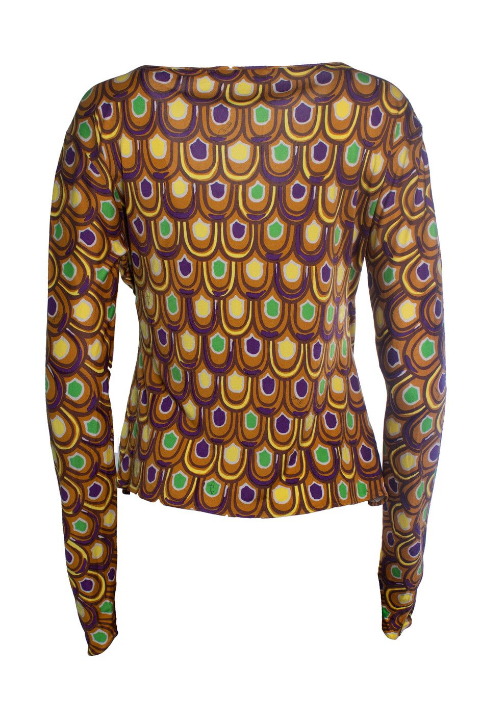Emilio Pucci Emilio Pucci, Graphic printed cross over top Size M / US 6-8 / IT 42-44 - 3 Thumbnail