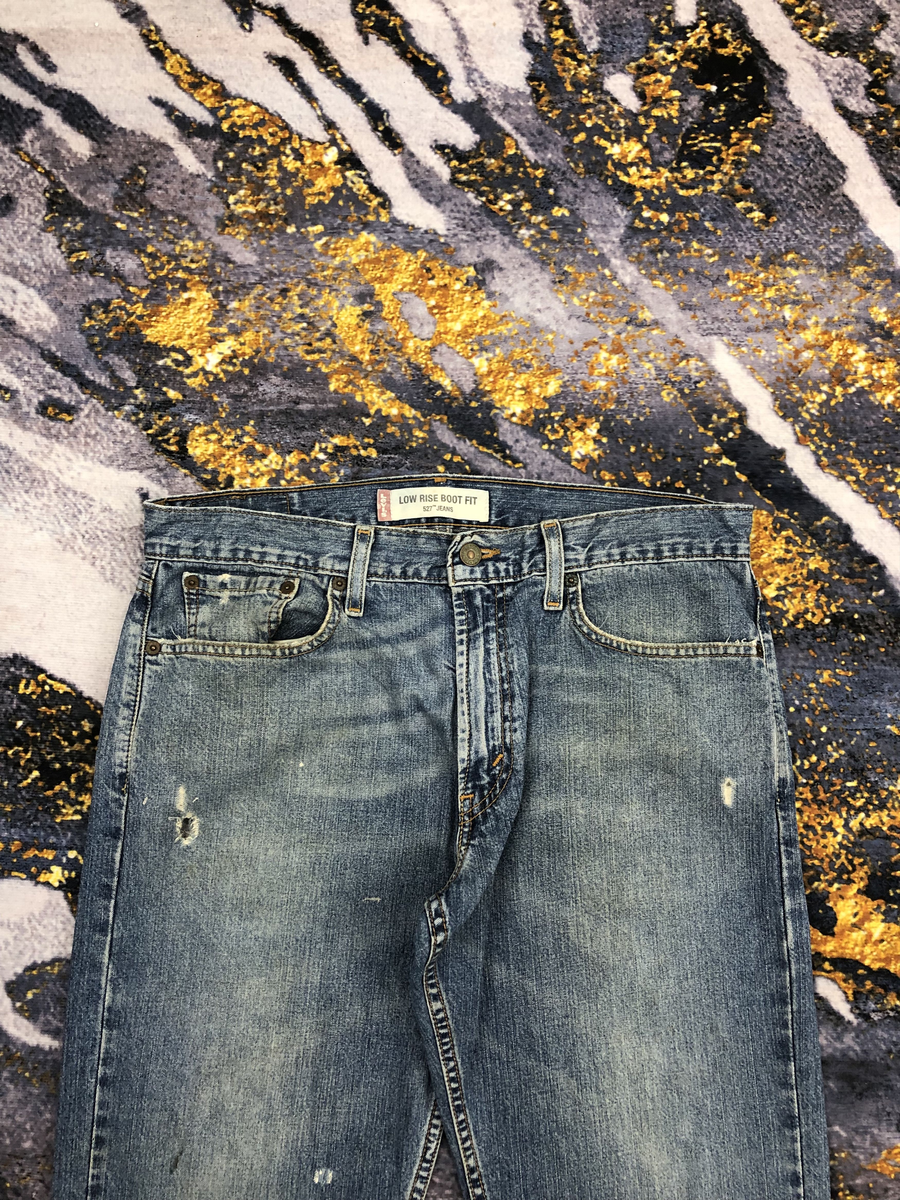 Levi's Vintage Levis 527 Flared Bootcut Jeans DPP0043 Size US 34 / EU 50 - 2 Thumbnail