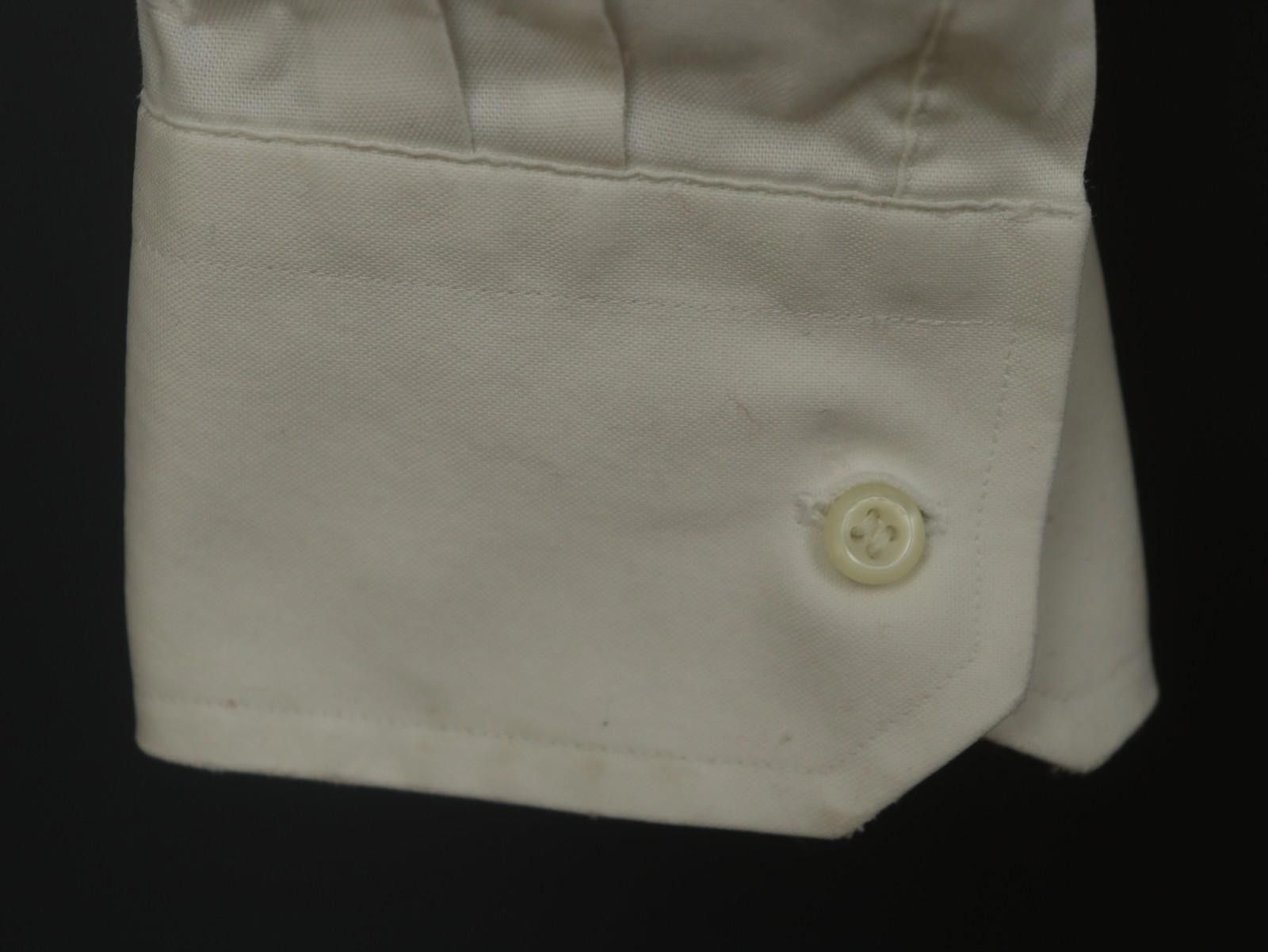 Designer Boggi Milano White Cotton Collared Formal Shirt Size 42 Size US M / EU 48-50 / 2 - 11 Thumbnail