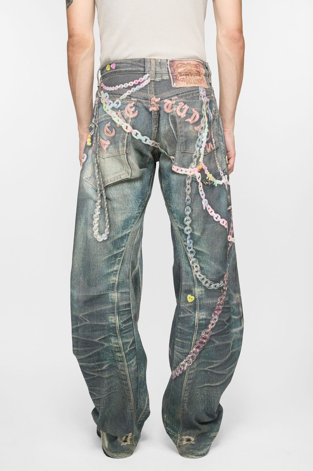 Acne Studios printed chain kawaii embellished jeans Size US 32 / EU 48 - 7 Thumbnail