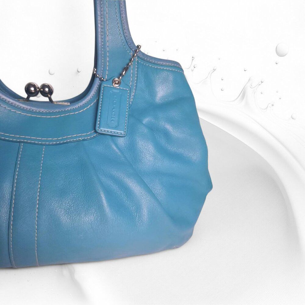 Coach COACH Ergo Satchel in blue leather Size ONE SIZE - 4 Thumbnail