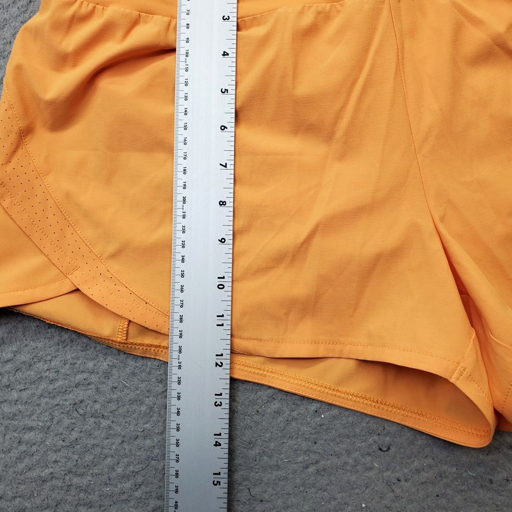 Vintage Calia Golf Tennis Performance Shorts Womens L Orange Lined Stretch Athletic Size 36" / US 14 / IT 50 - 3 Thumbnail