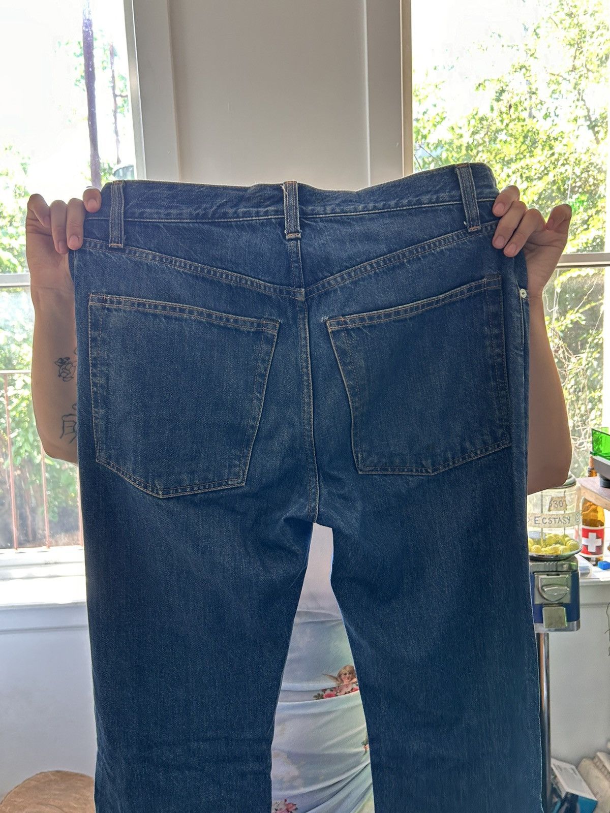 Helmut Lang Helmut Lang Unisex Blue Jeans Size US 32 / EU 48 - 5 Thumbnail