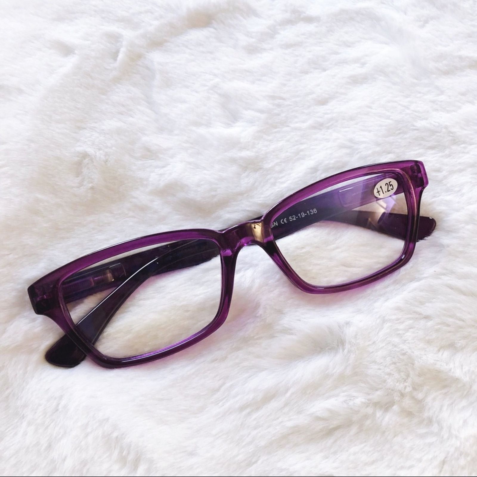 Other Ashley Purple Pattern Reader Blue Light Glasses Size ONE SIZE - 3 Thumbnail