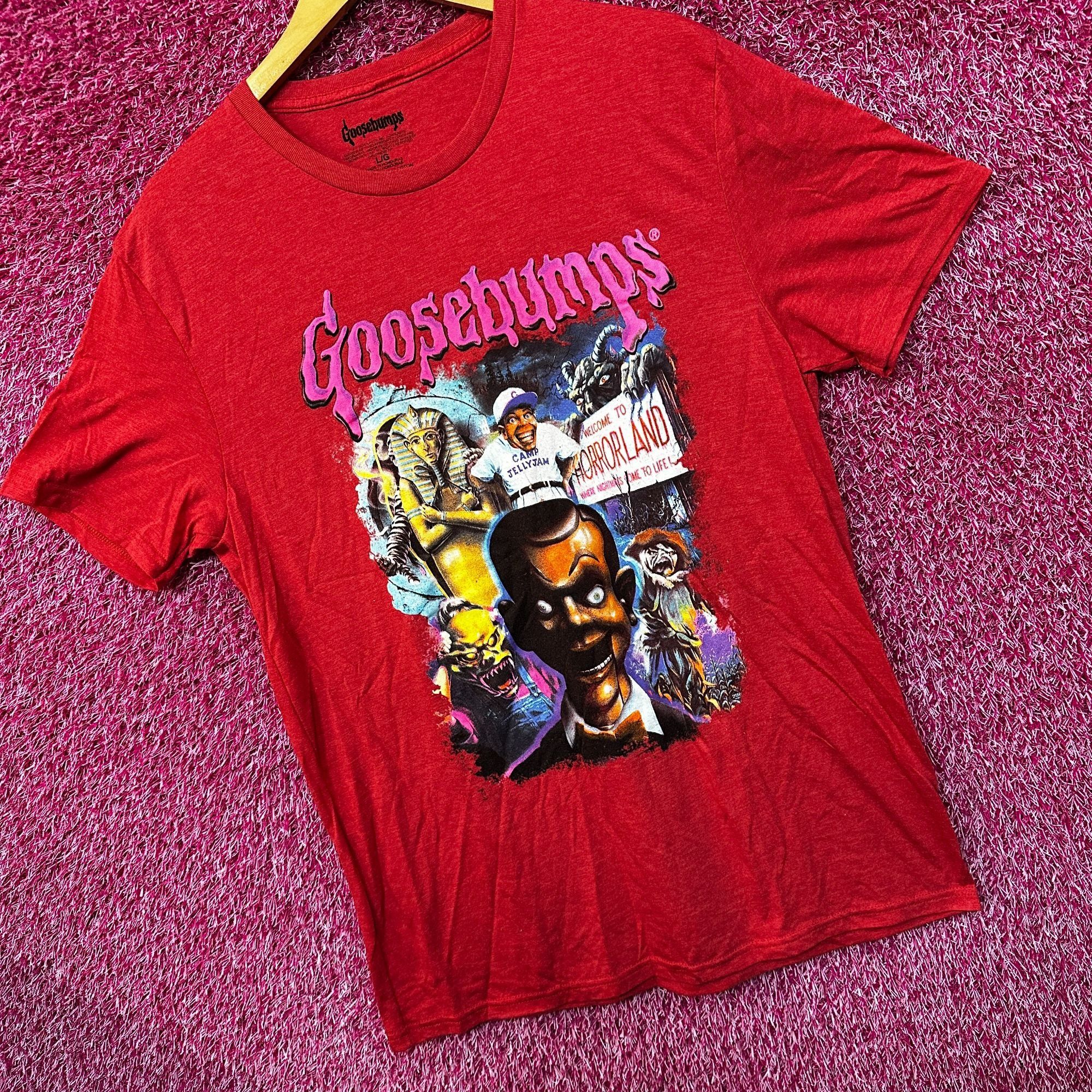 Other Goosebumps RL Stines Horror Series Book Cover Collage Tee L Size US L / EU 52-54 / 3 - 3 Thumbnail