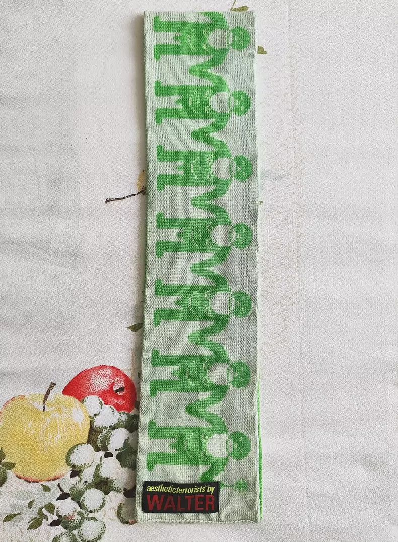 Walter Van Beirendonck walter van beirendonck 02aw green scarf Size ONE SIZE - 3 Thumbnail