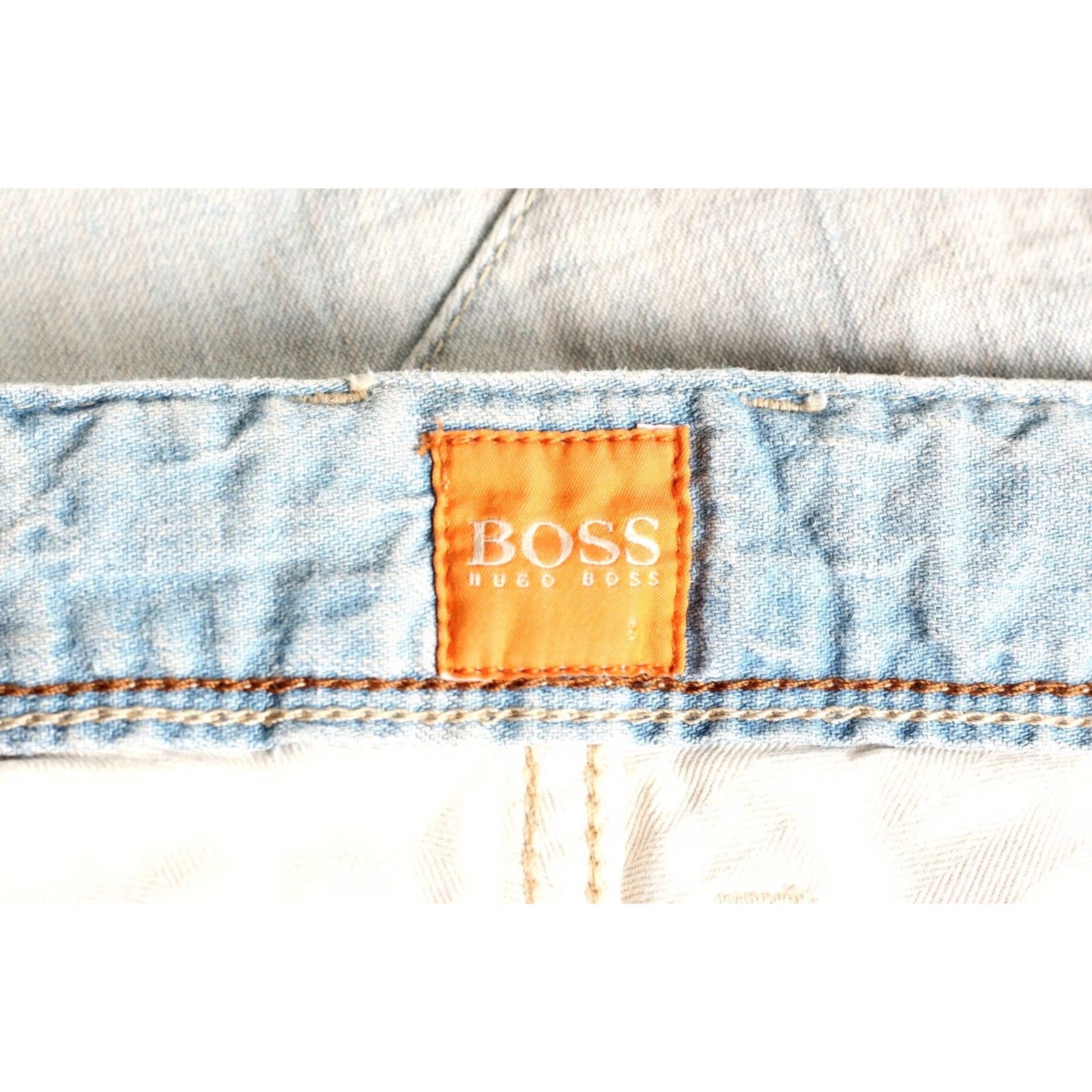 Hugo Boss VINTAGE? HUGO BOSS Orange 24 Milano Denim Shorts Men Size W30 Regular Fit Distressed Size US 30 / EU 46 - 5 Thumbnail