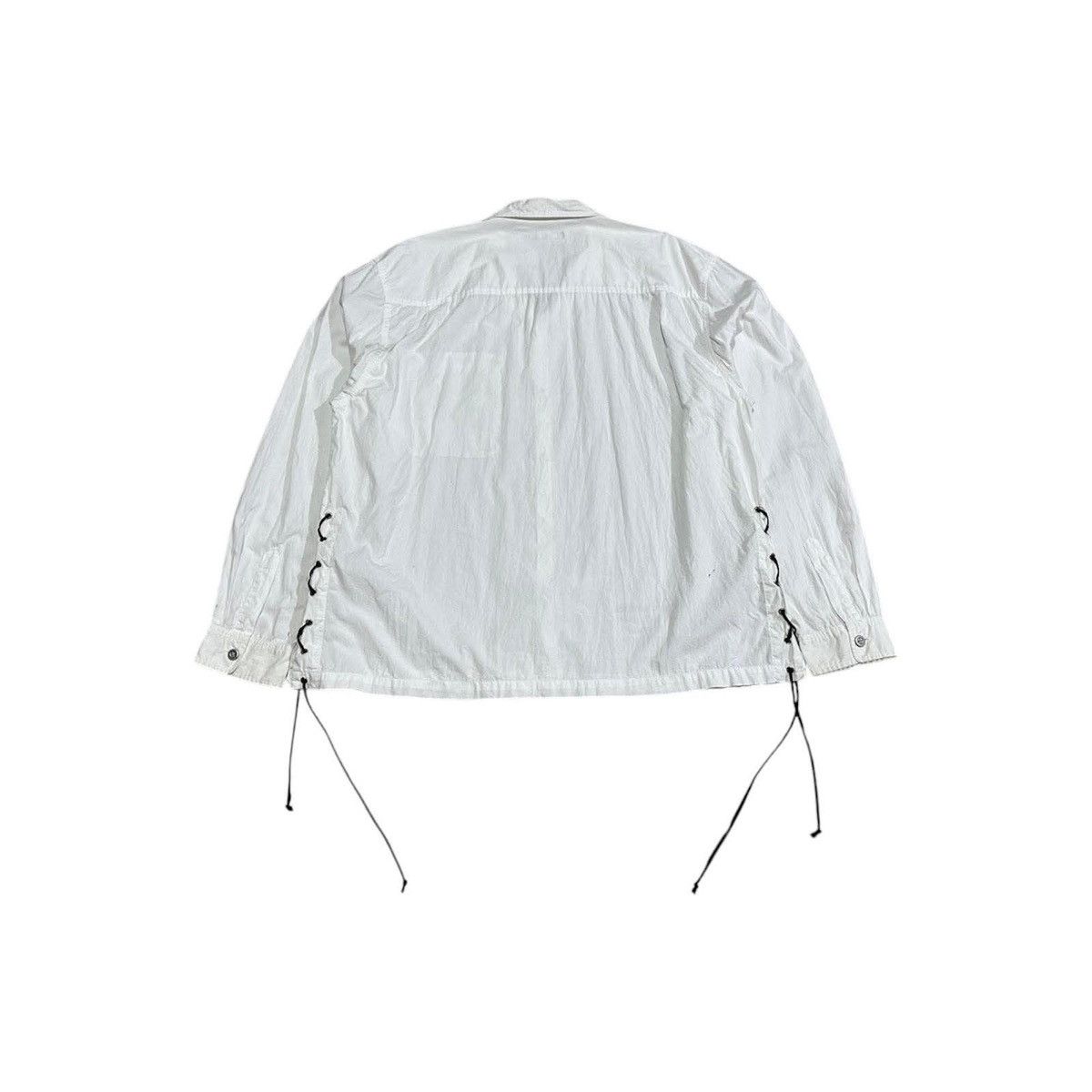 Hysteric Glamour × If Six Was Nine × Japanese Brand 🔥Sick Y2K Moderm Poem Bondage Laces Up Shirt Size US XXL / EU 58 / 5 - 7 Thumbnail