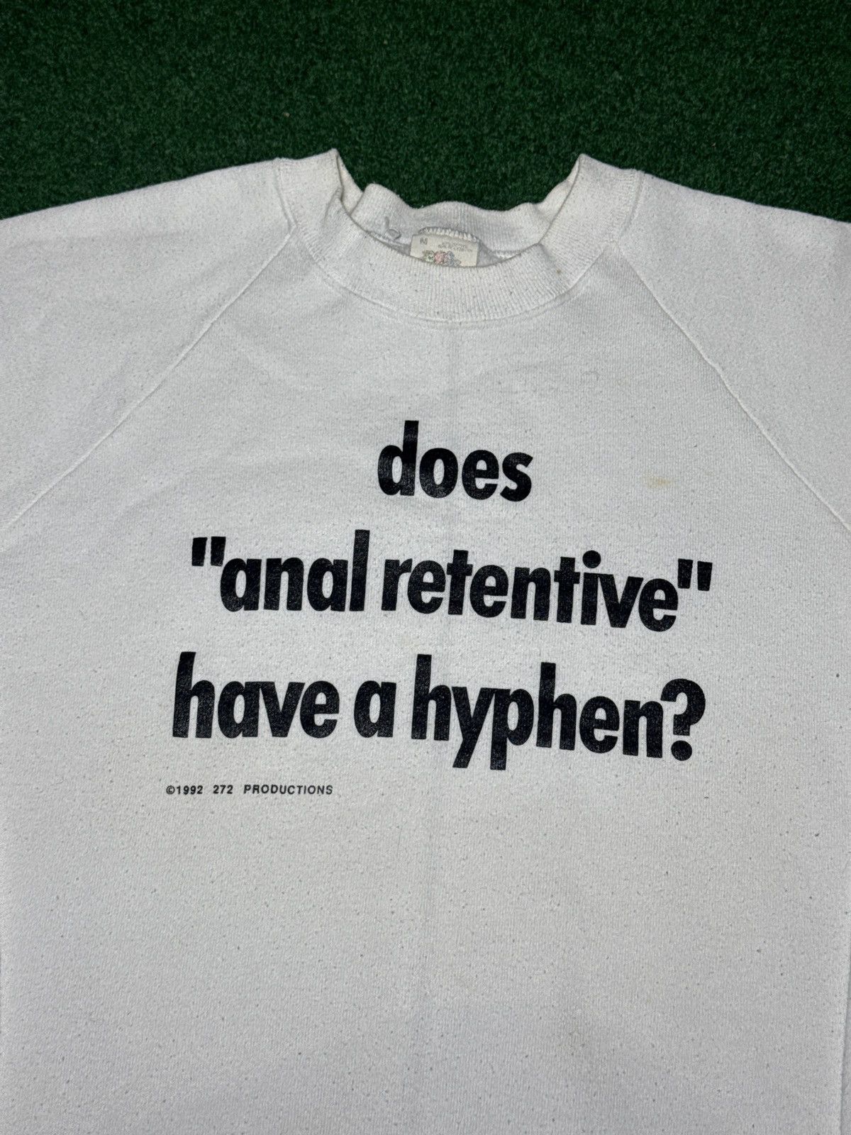 Vintage Vintage 90s Funny Anal Dad Joke Adult Humor S/XS Sweatshirt Size US S / EU 44-46 / 1 - 2 Thumbnail
