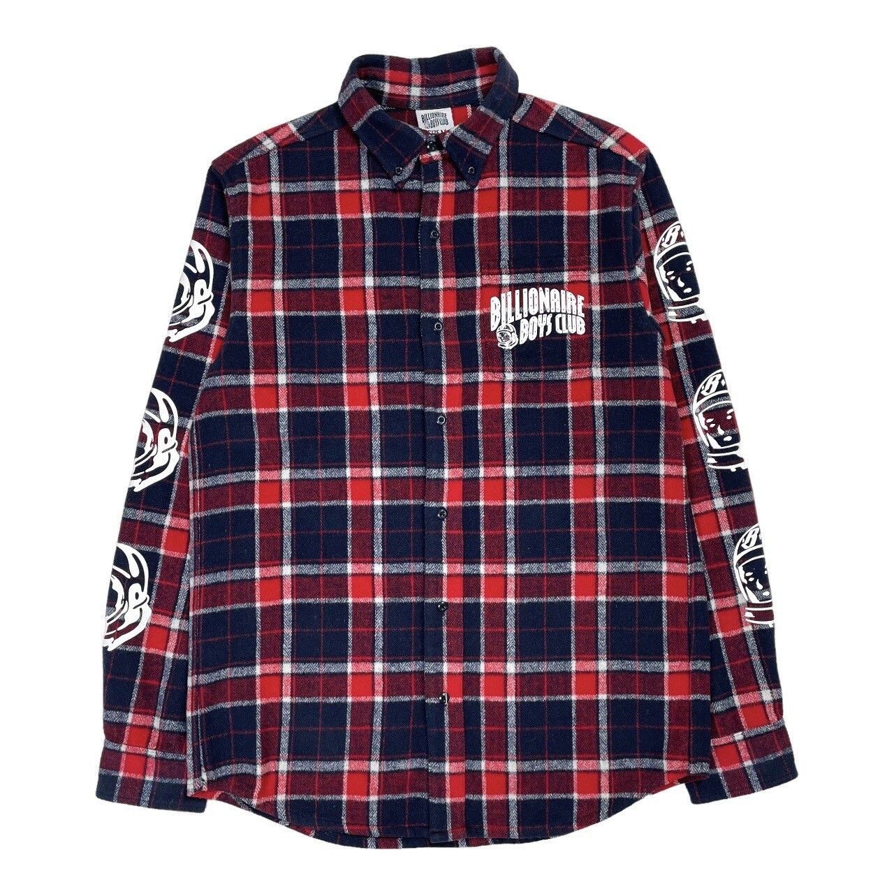 Billionaire Boys Club Flannel Button Up Shirt Plaid Mens M, image size:1280x1280