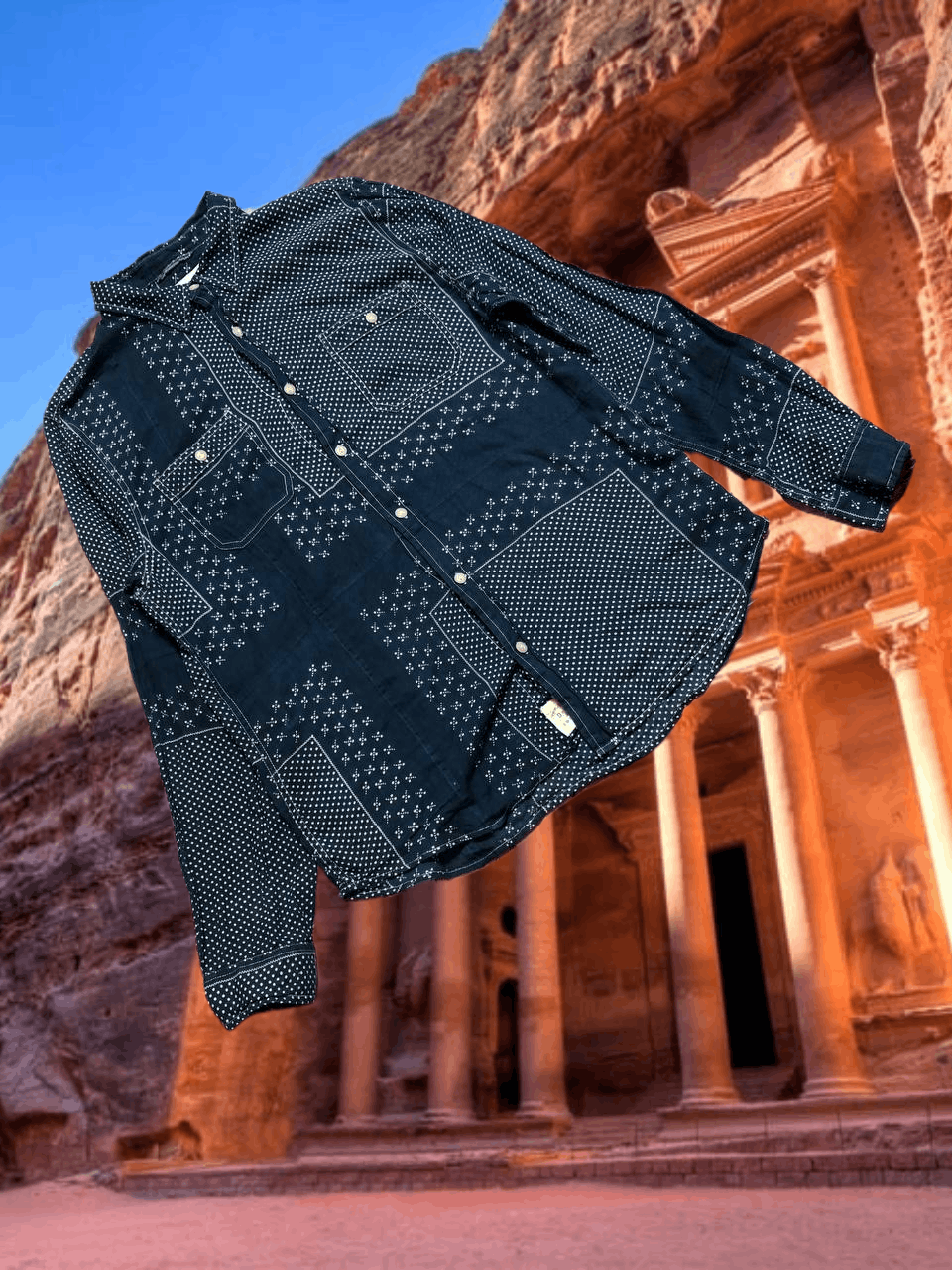 Denim & Supply Ralph Lauren Vintage blue print shirt Y2K Denim & Supply Ralph Lauren Size US L / EU 52-54 / 3 - 1 Thumbnail