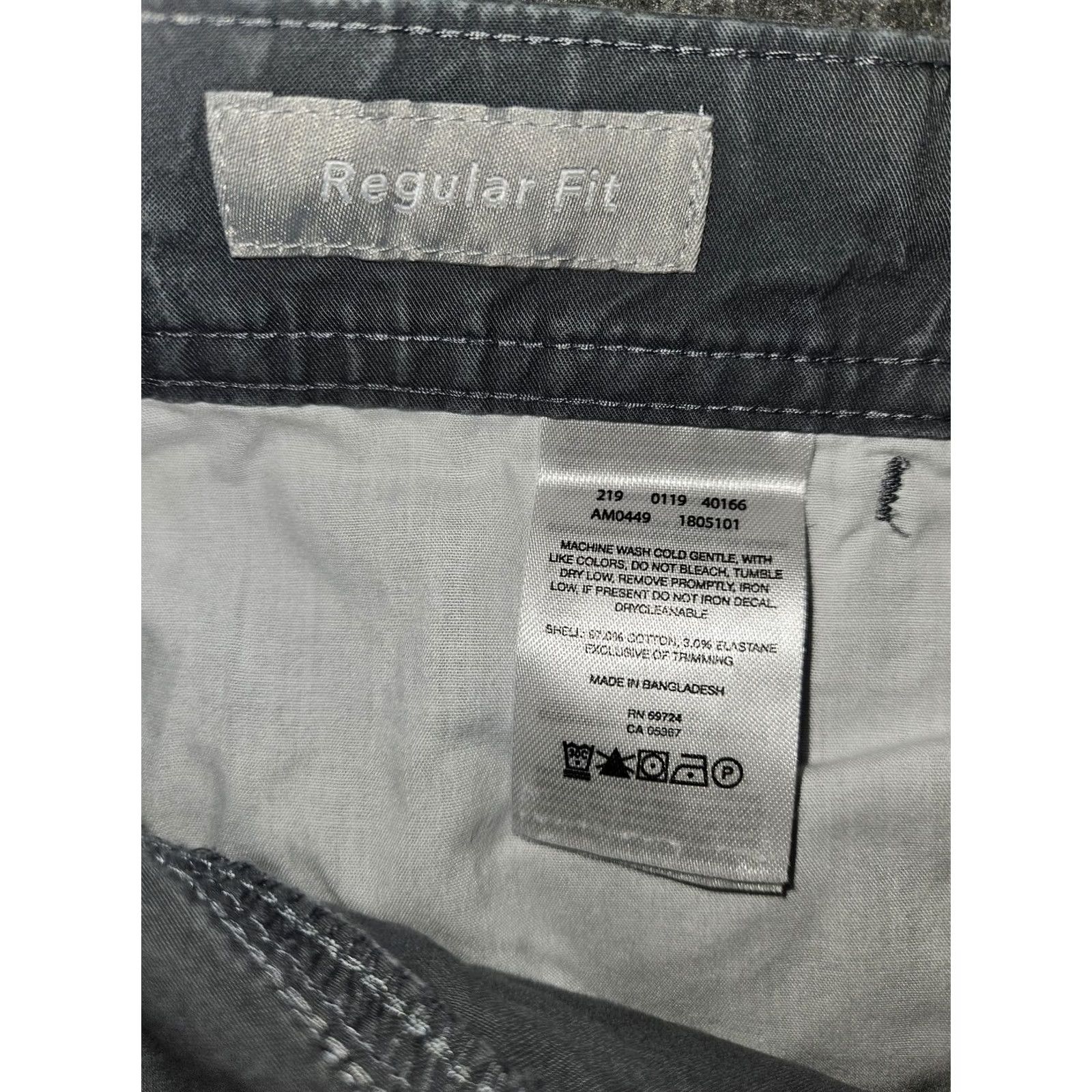 Vintage Columbia Mens 42x34 Gray Chino Regular Fit Stretch Casual Outdoor Travel Pants Size US 42 / EU 58 - 8 Thumbnail