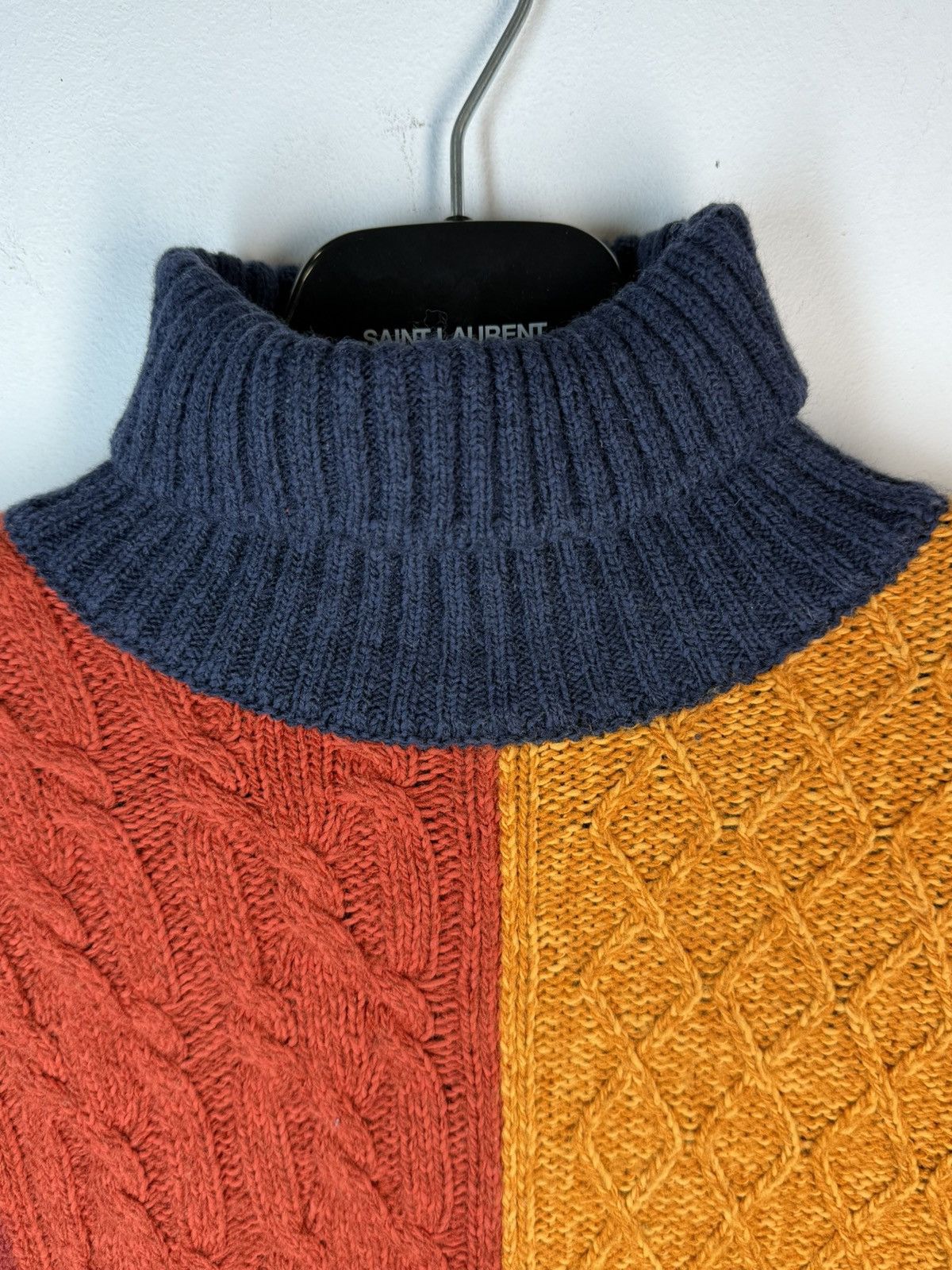 Yves Saint Laurent 🇮🇹Wool YSL Sweater Soft Knitted YSL Turtleneck Knit Size US L / EU 52-54 / 3 - 8 Thumbnail