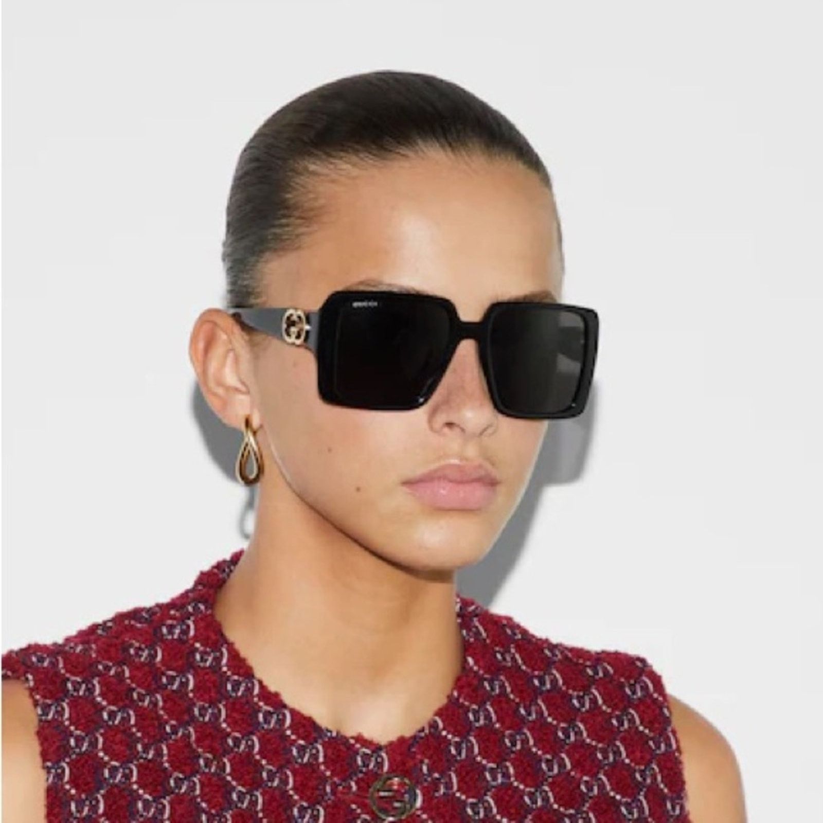 Gucci New! Gucci Sunglasses GG1692S 001, Authentic Size ONE SIZE - 9 Thumbnail