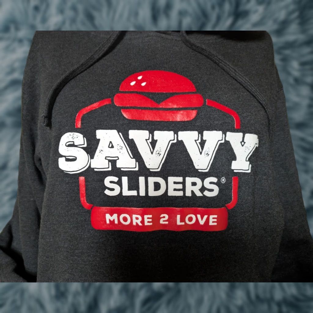 Vintage Savvy Sliders Hoodie Men Large Gray Cotton Blend Regular Hooded Pullover Size US L / EU 52-54 / 3 - 1 Thumbnail