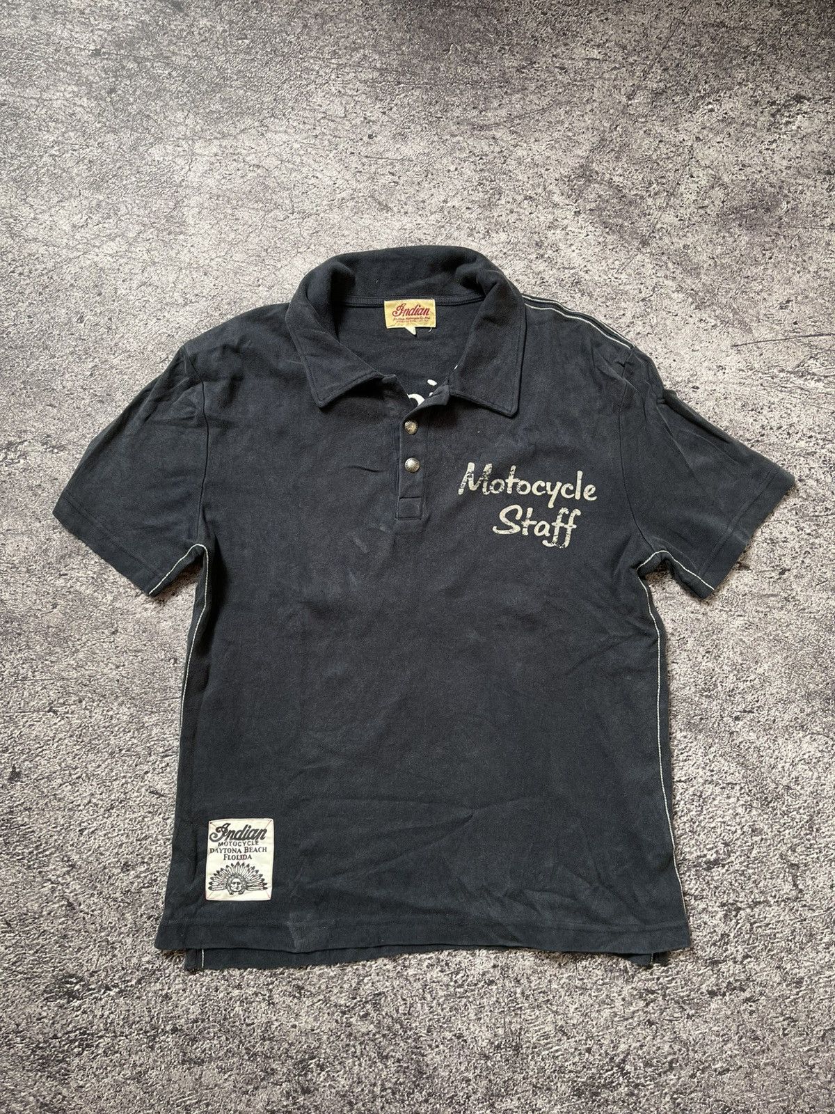 Japanese Brand Y2K Indian Motorcyle ifsixwasnine polo tshirt Size US L / EU 52-54 / 3 - 3 Thumbnail